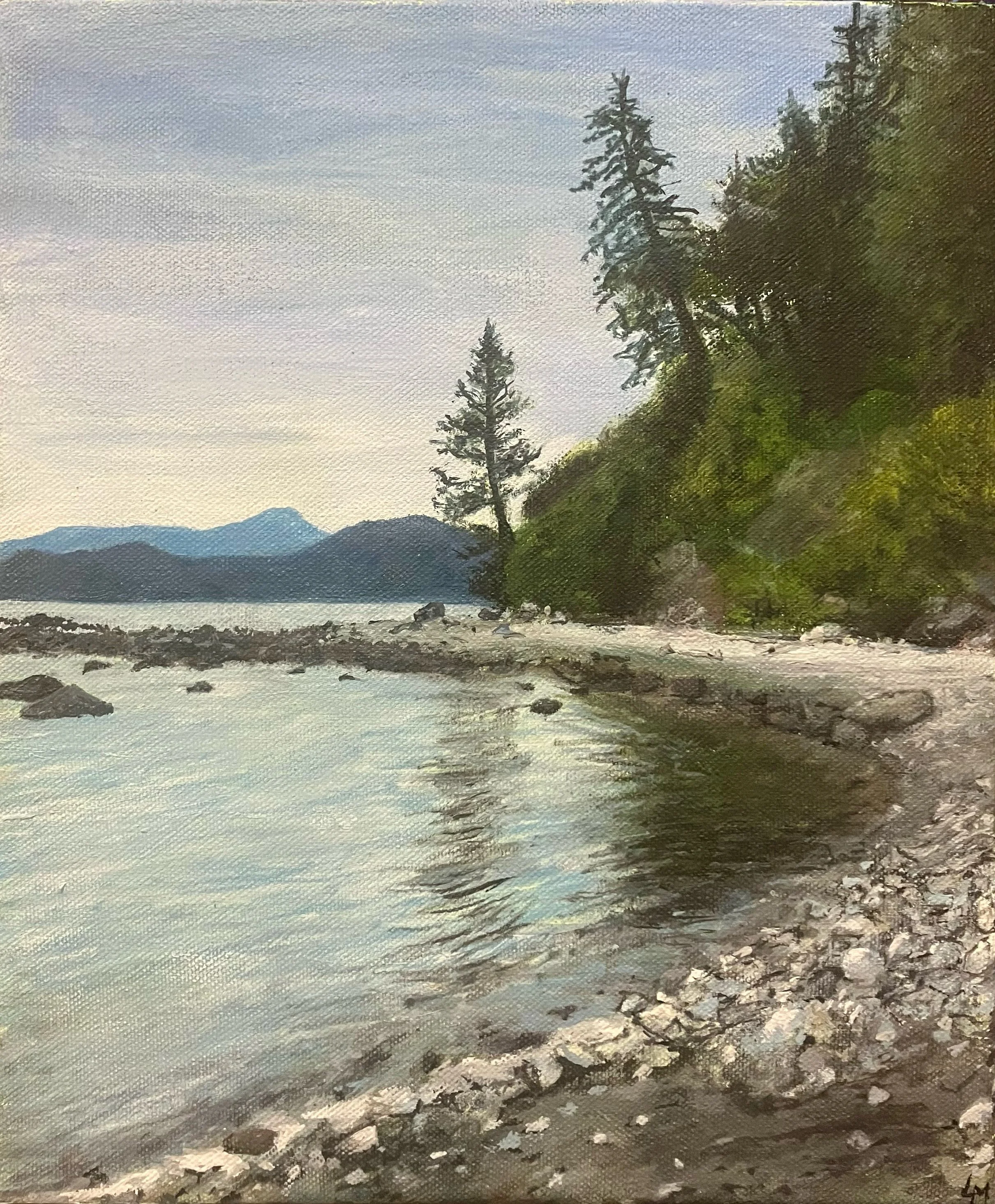 "Salt and Stone" 11.5 x 9.5 oil on canvas