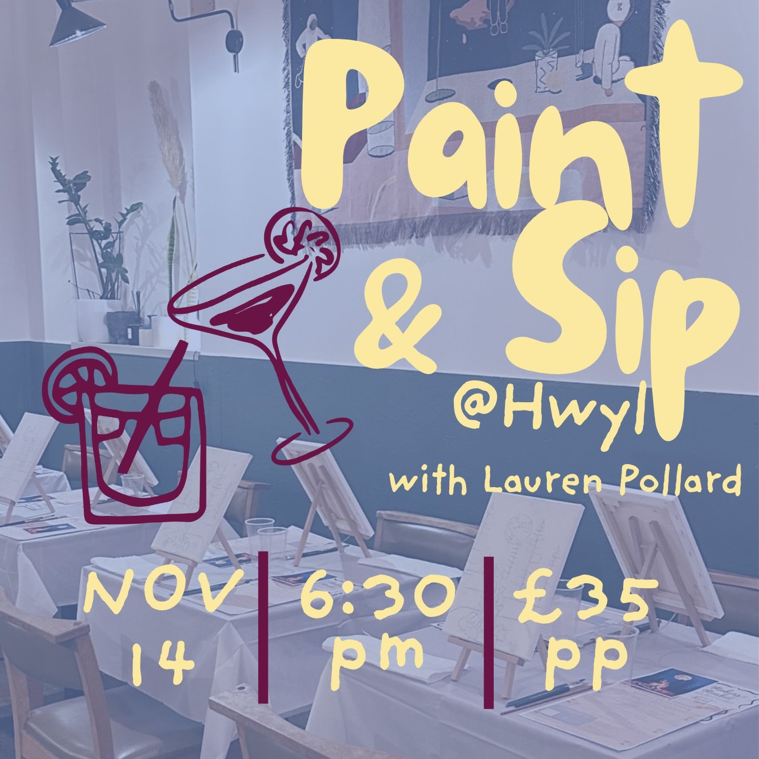 Paint & Sip @ Hwyl (Nov 14th)