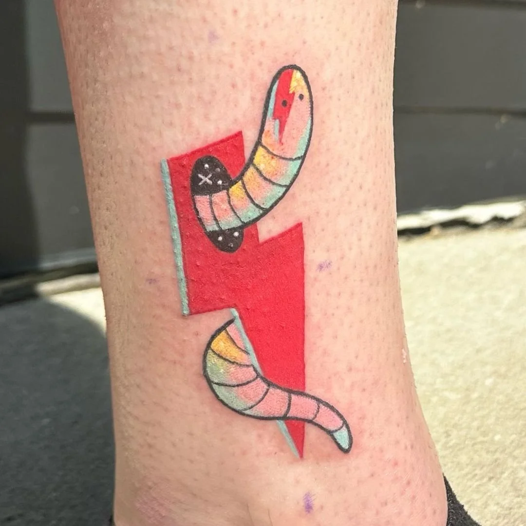 Kayanna Nelson Tattooing at Platinum Rose Studio & Gallery, in Cedar