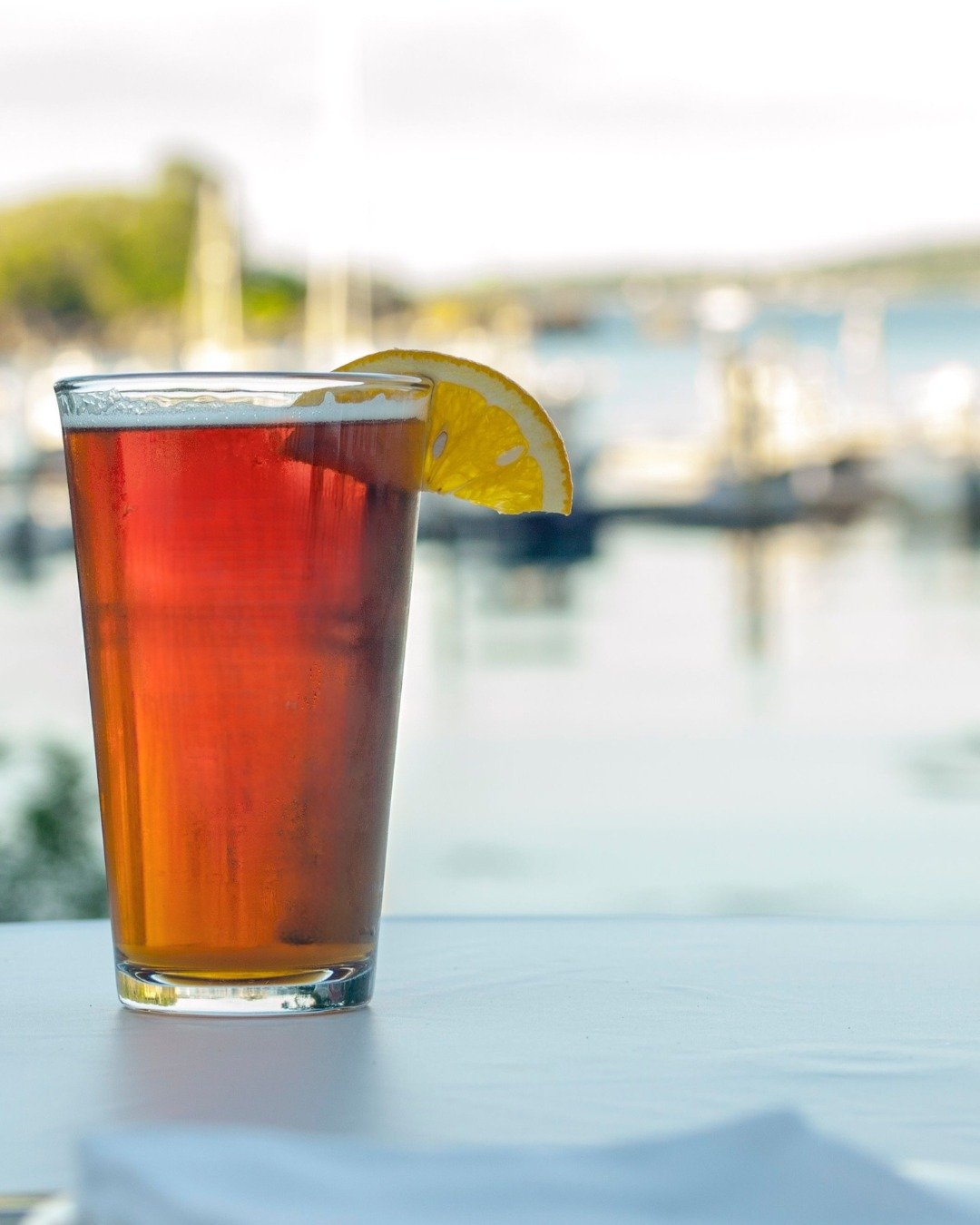 Cold beer, live music, and a waterfront view. Some things just make sense when you're in Maine 🍺