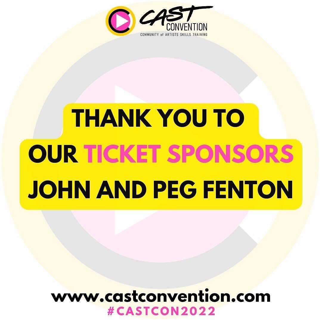 Thanks to our Ticket Sponsors John and Peg Fenton, who donated the price of two tickets to #CASTCON2022, we were able to roll the dice again from last Friday&rsquo;s post and give tickets away to Catherine and Brandon!