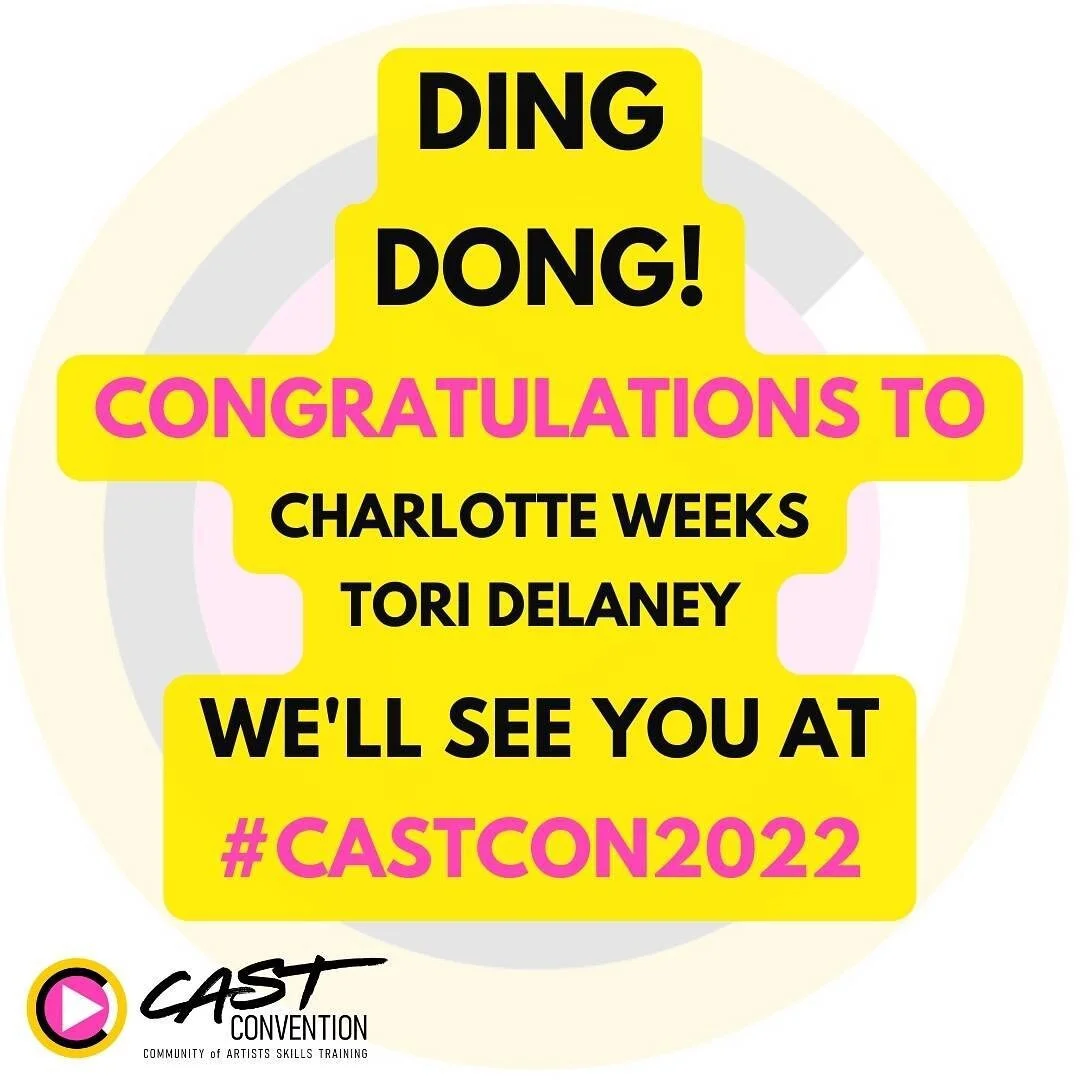 Congratulations to Charlotte Weeks and Tori DeLaney, our latest ticket giveaway winners - see you TOMORROW at #CASTCON2022!