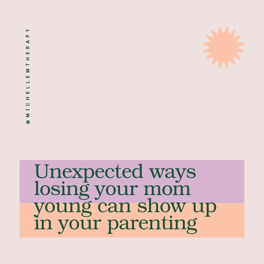 💫 Losing your mom young changes the lens you parent through.
💫 You’re not just raising your kids, you’re noticing what you missed, what you wish you had, what you’re trying to recreate or do differently.
💫 Grief has a quiet way