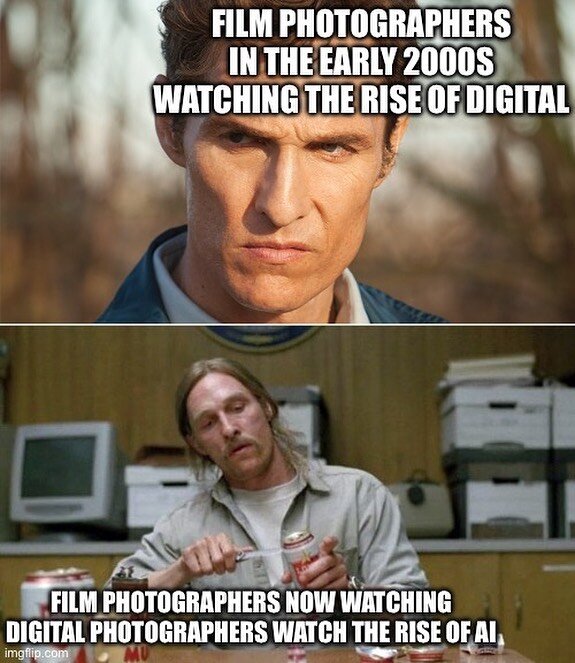 Time is a flat circle. 

#analogmemes