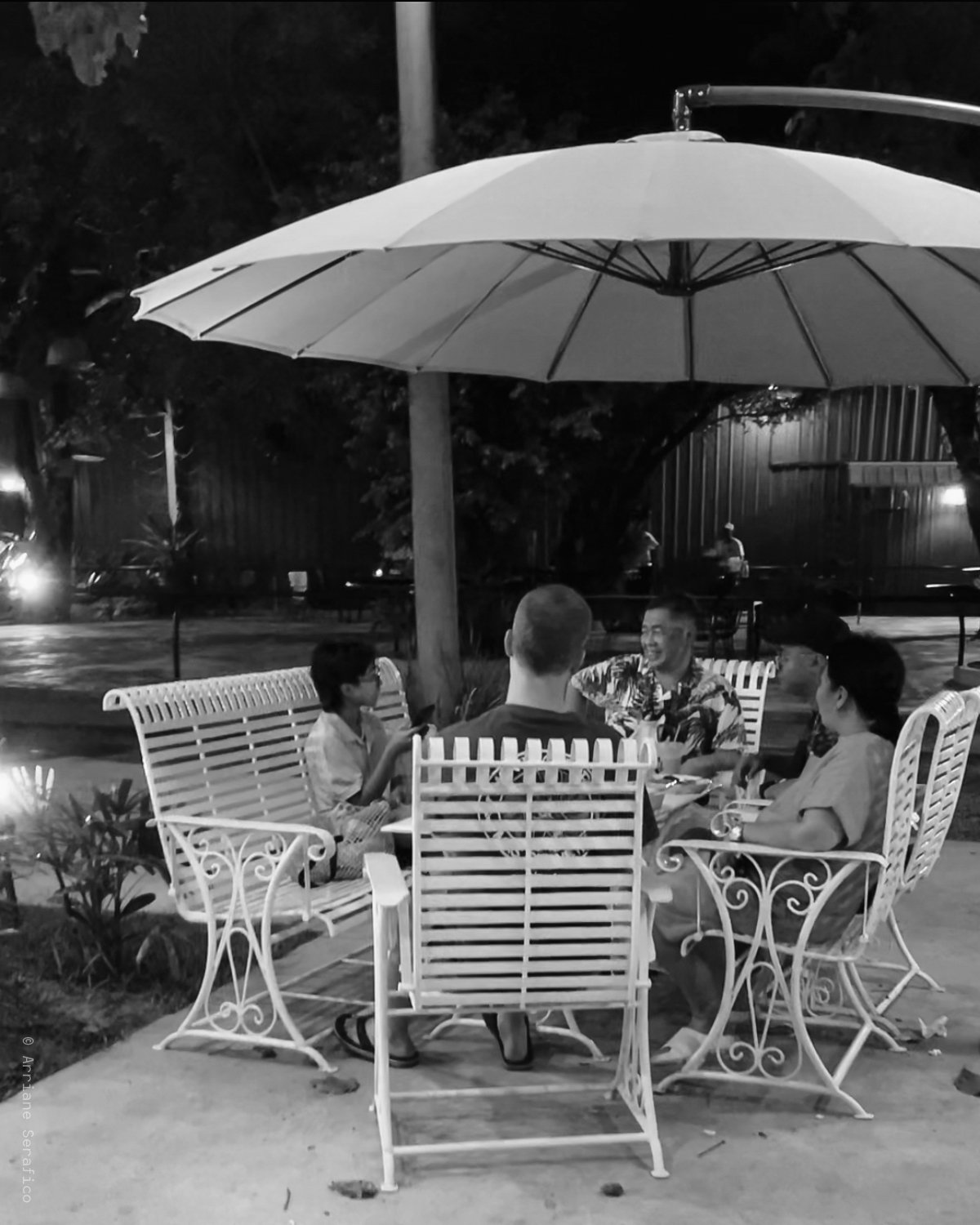 To sit with each other
