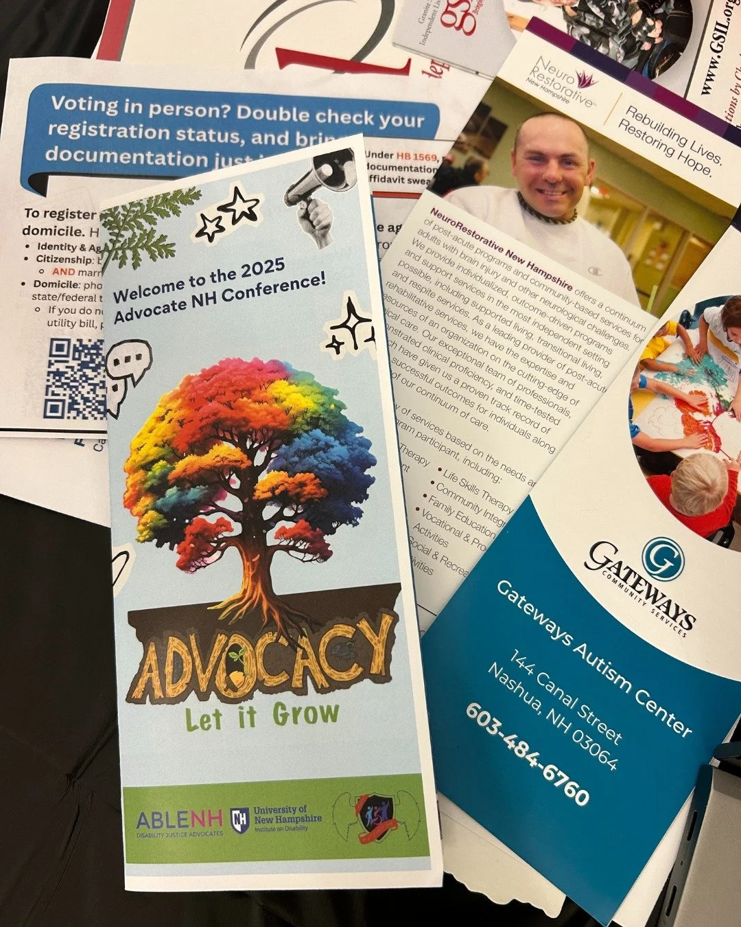 Last Friday, we spent the day attending Able NH's Advocate NH Conference! This was a productive experience spent connecting with fellow advocates, embracing diversity, and deepening our understanding of how to better support and accommodate members o