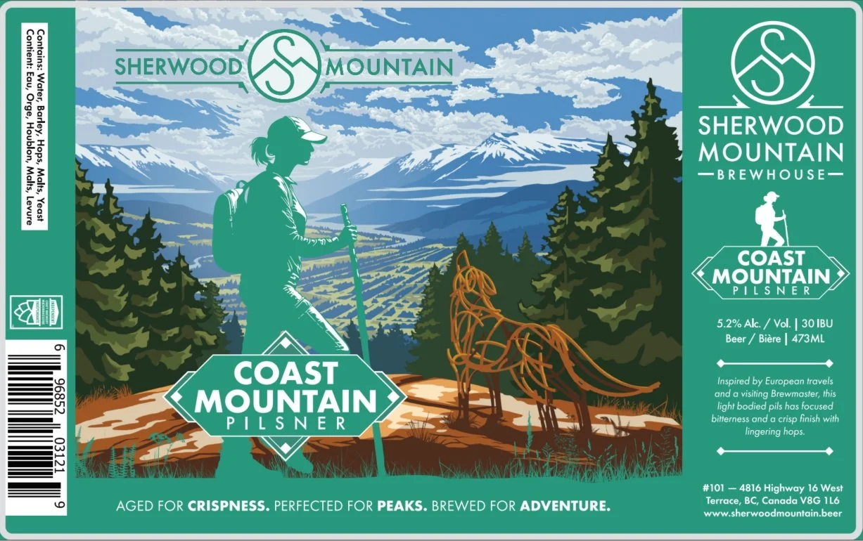 Terrace Wolves Featured on New Sherwood Mountain Brewing Beer Label