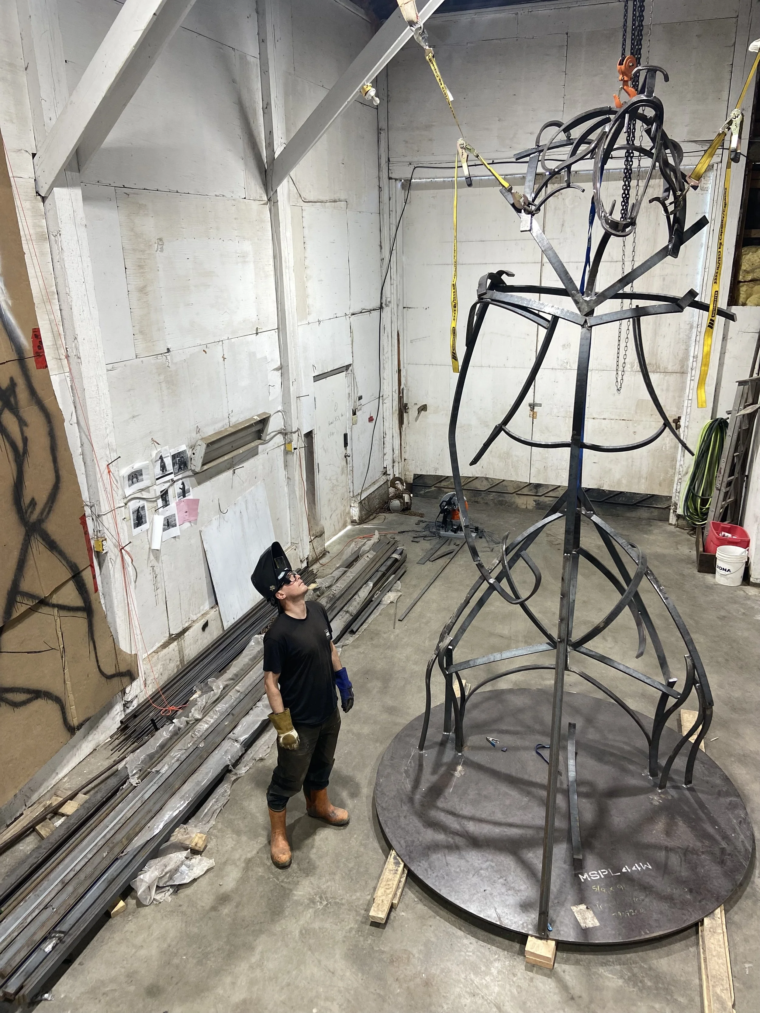 Steel sculptures British Columbia