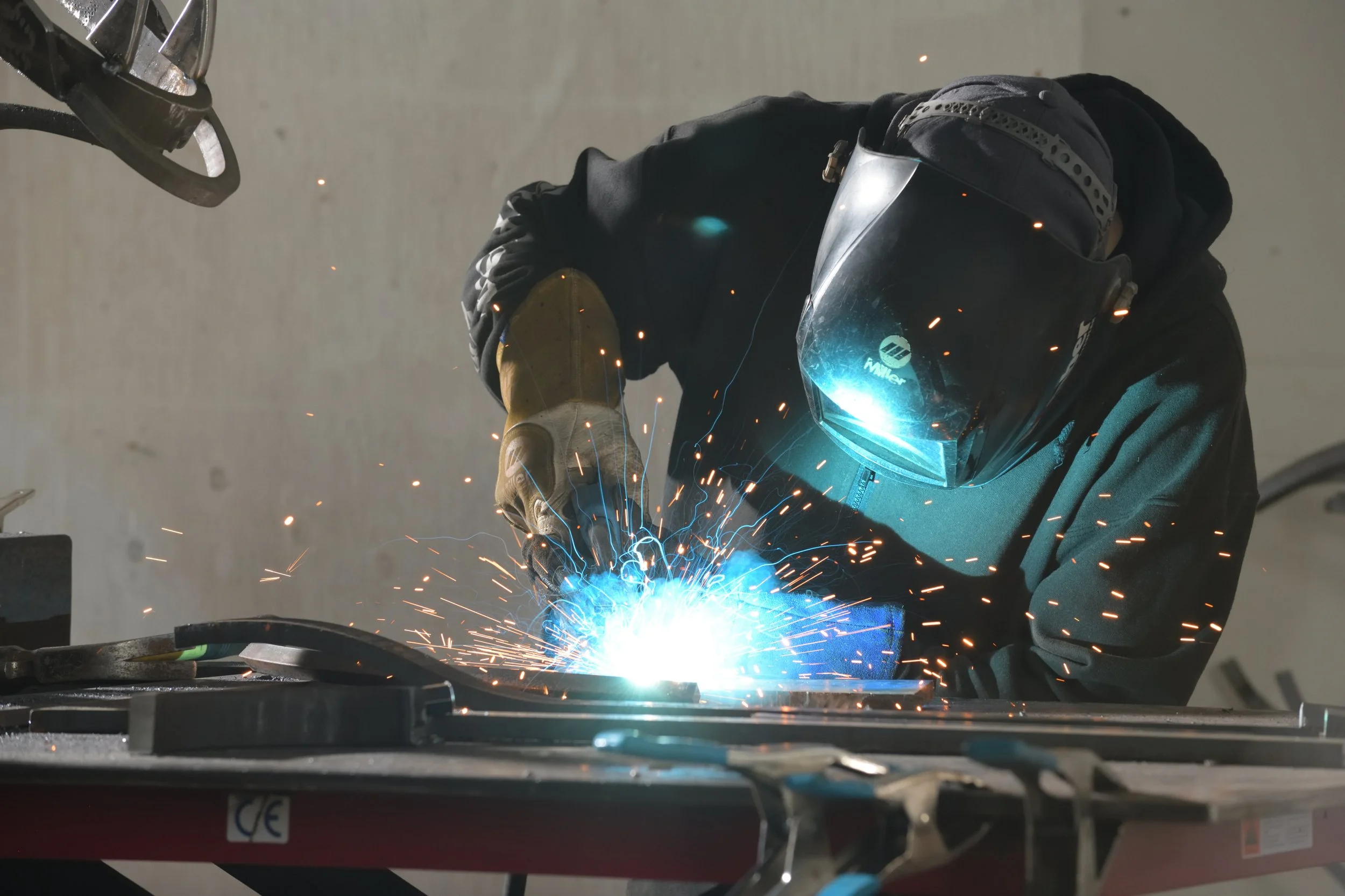 welding animal sculptures