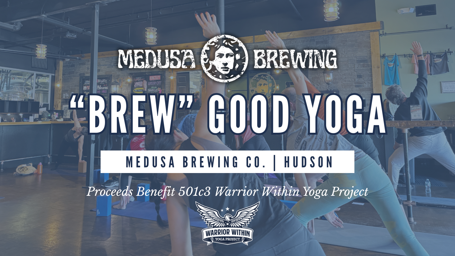“Brew” Good Yoga with Medusa