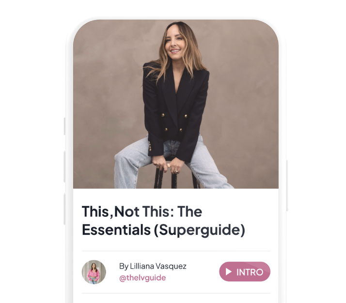 This, Not This: The Essentials (Superguide)