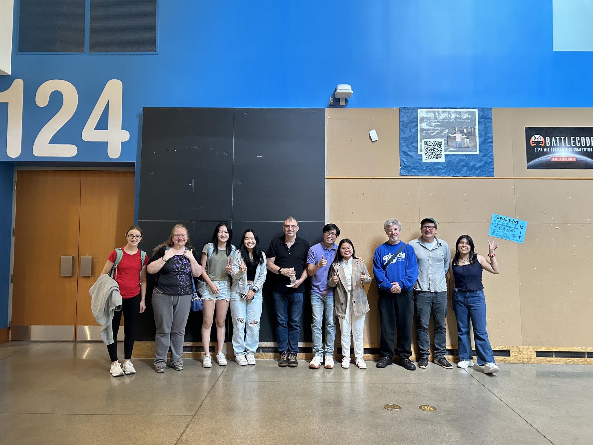  Angel Nicole V. Iniego with members of the MIT App Inventor lab 