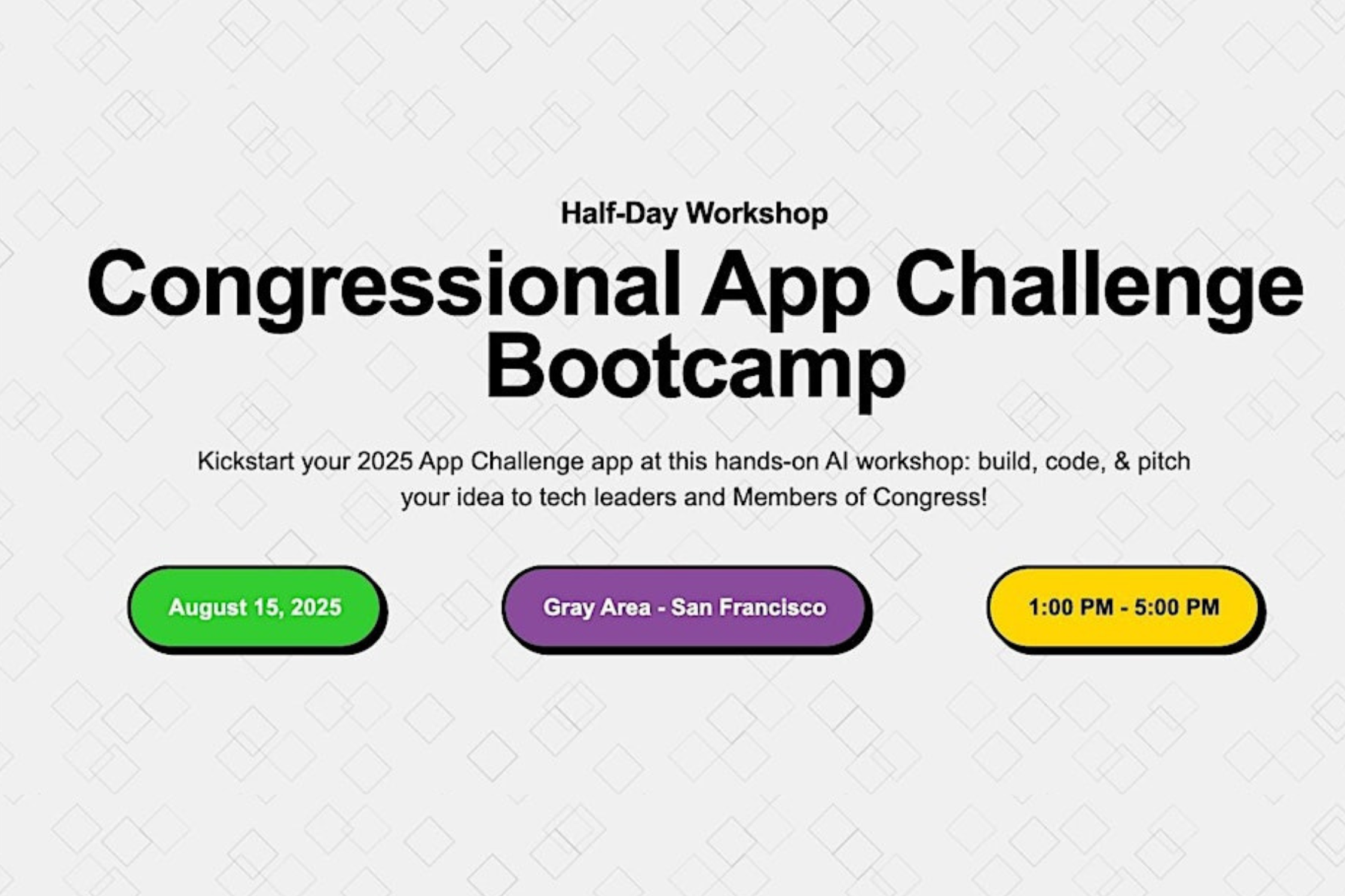 Congressional App Challenge Bootcamp