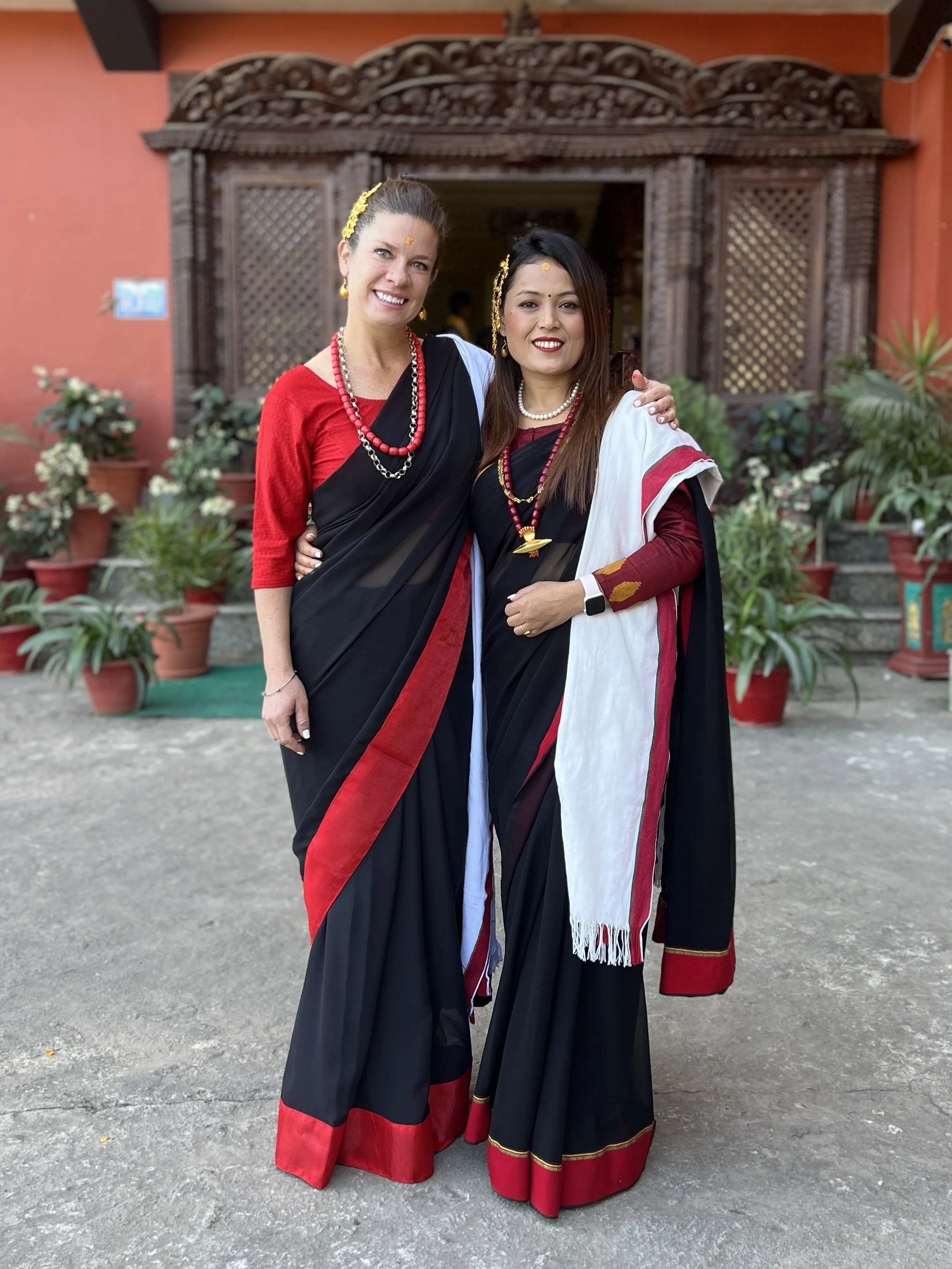 Connecting with residents of our sister city in Khandbari, Nepal