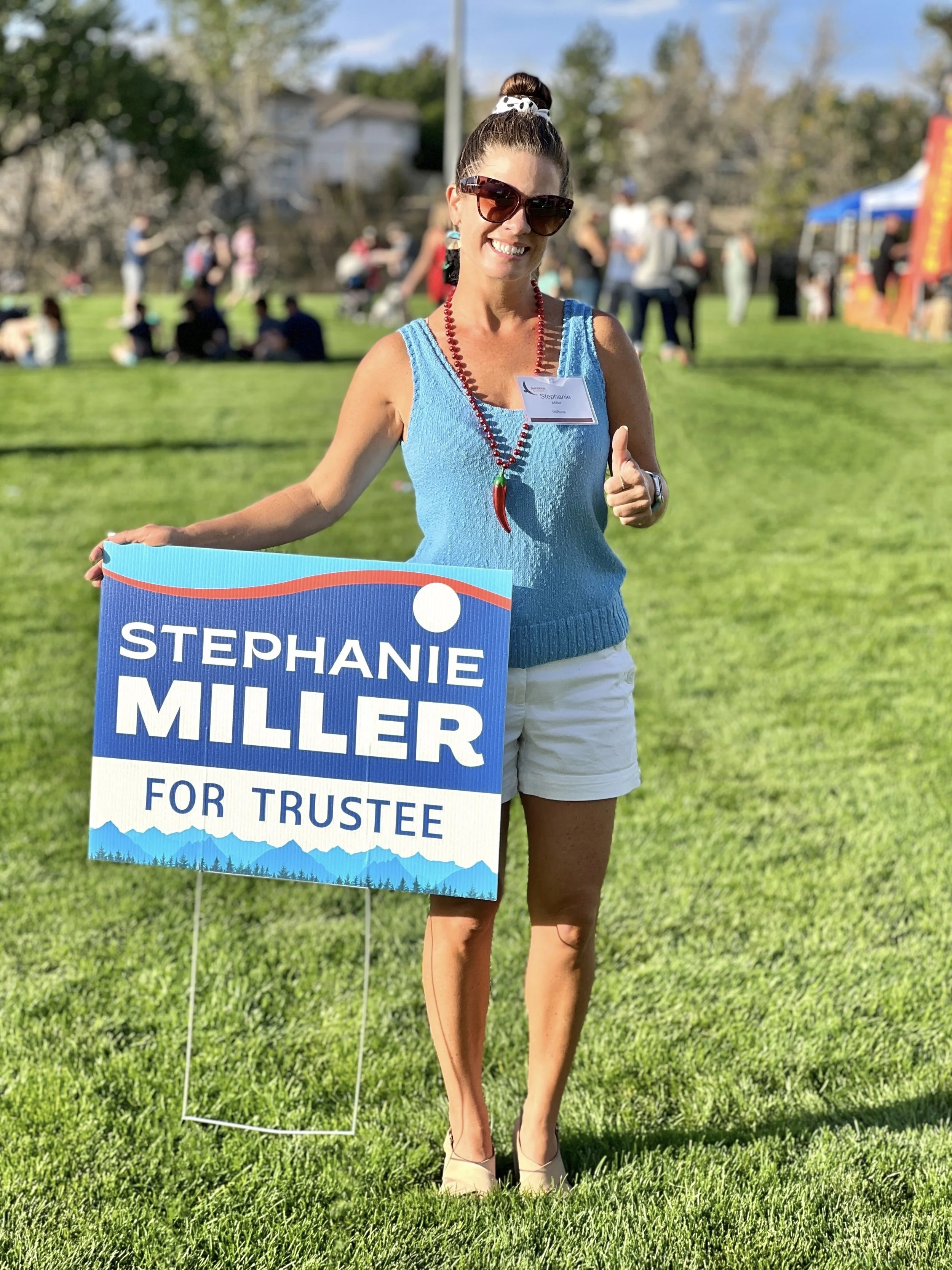 Volunteering at the 2022 Chili Fest.  What a beautiful day!