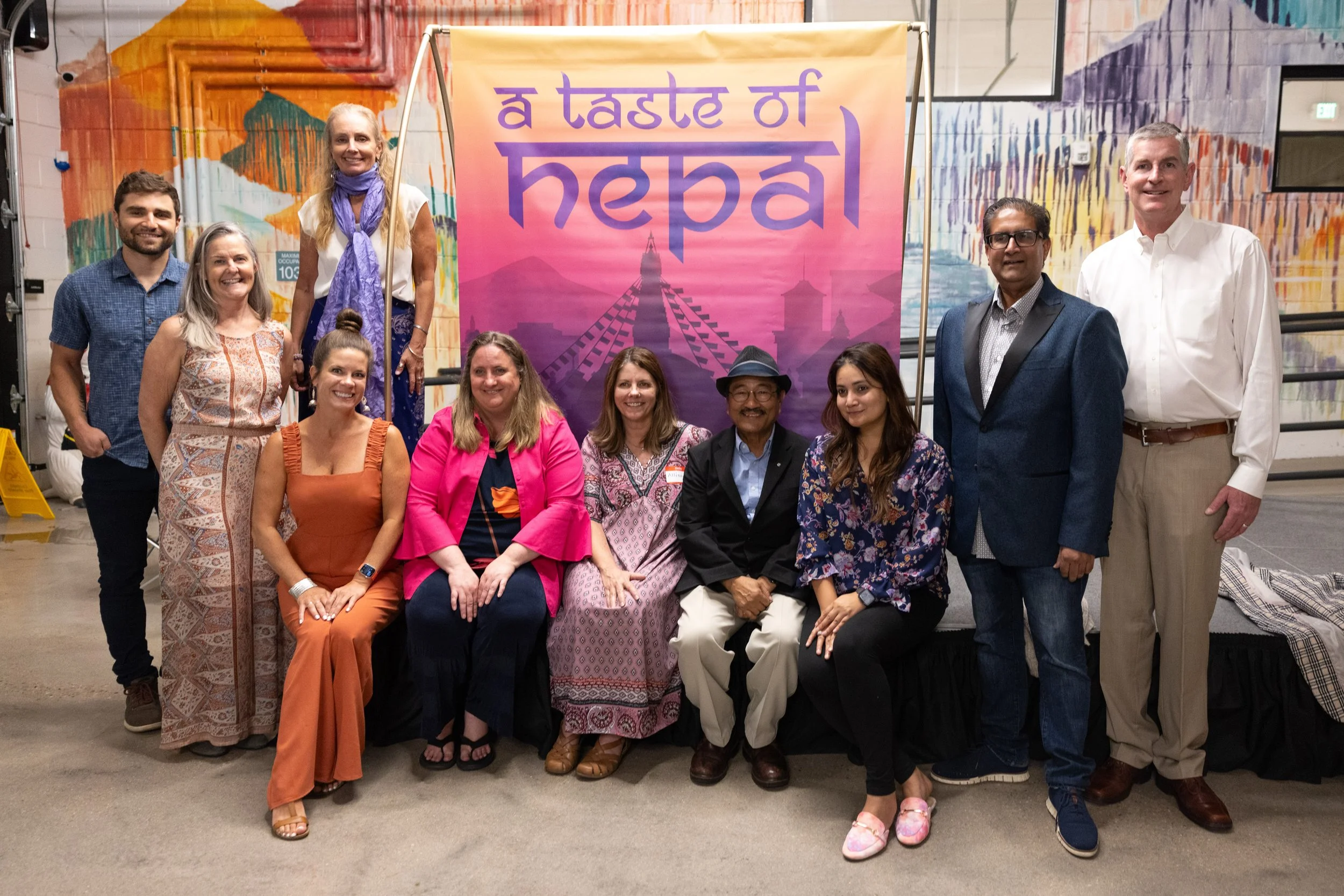 Attending the Superior Sister City Taste of Nepal event