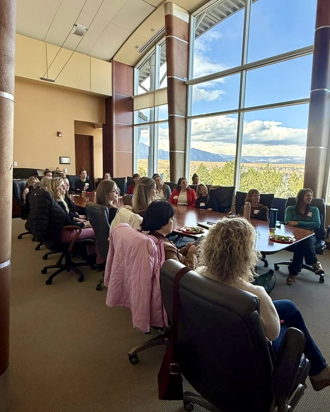 Hosting local women business leaders at my office during the Superior Chamber's SuperiHER business group