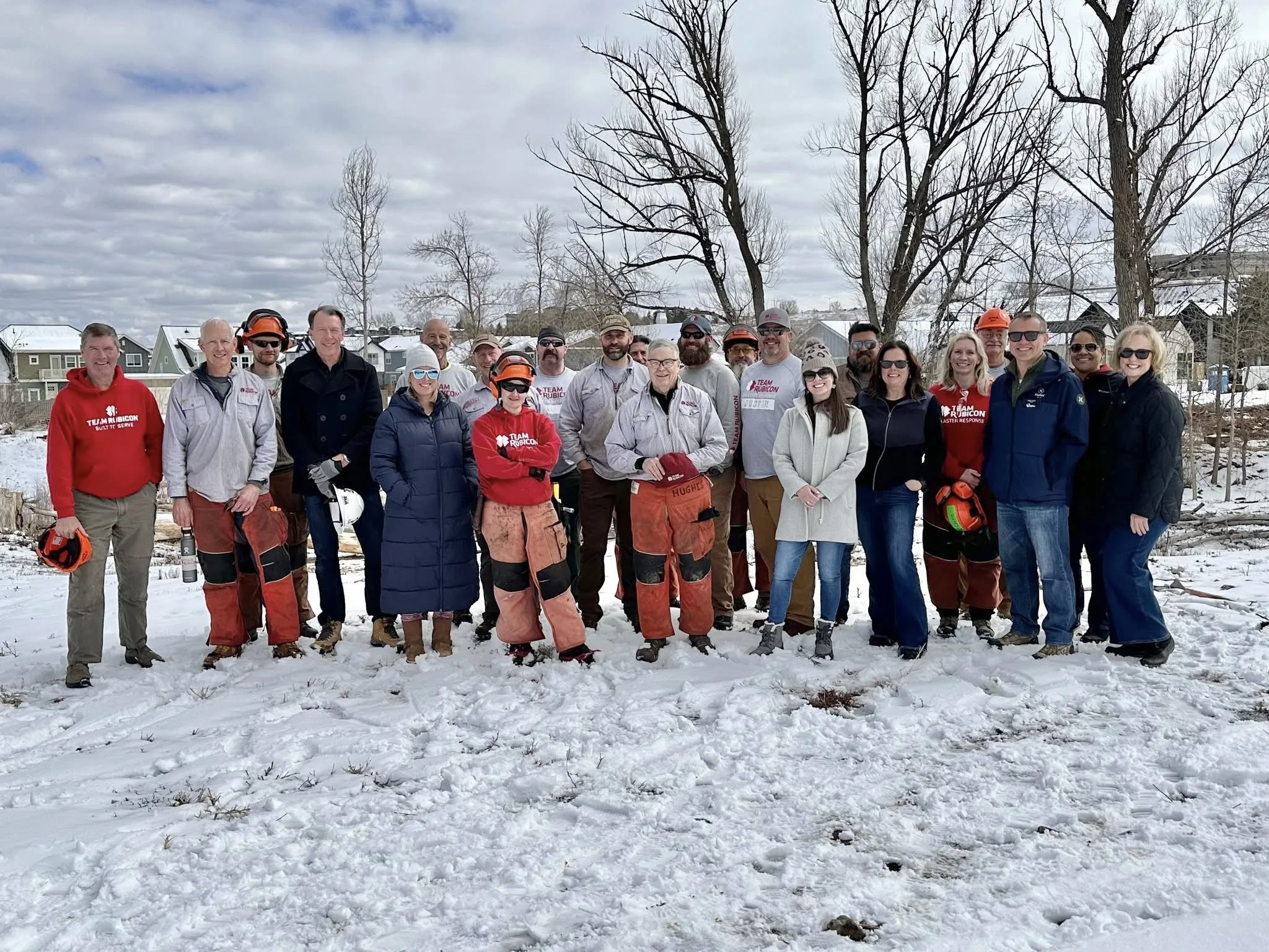 Thanking Team Rubicon for their help in clearing fire fuels throughout Original Town