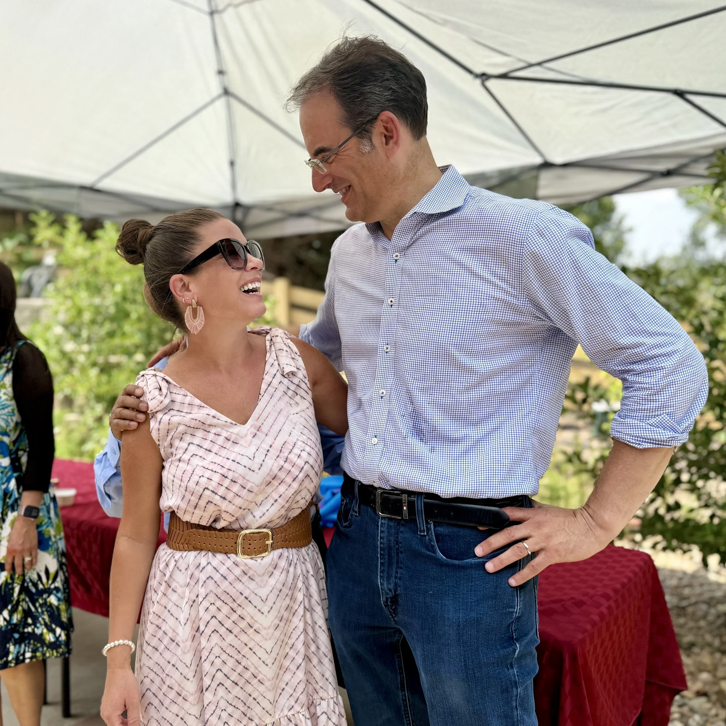 Attending an event with gubernatorial candidate Phil Weiser