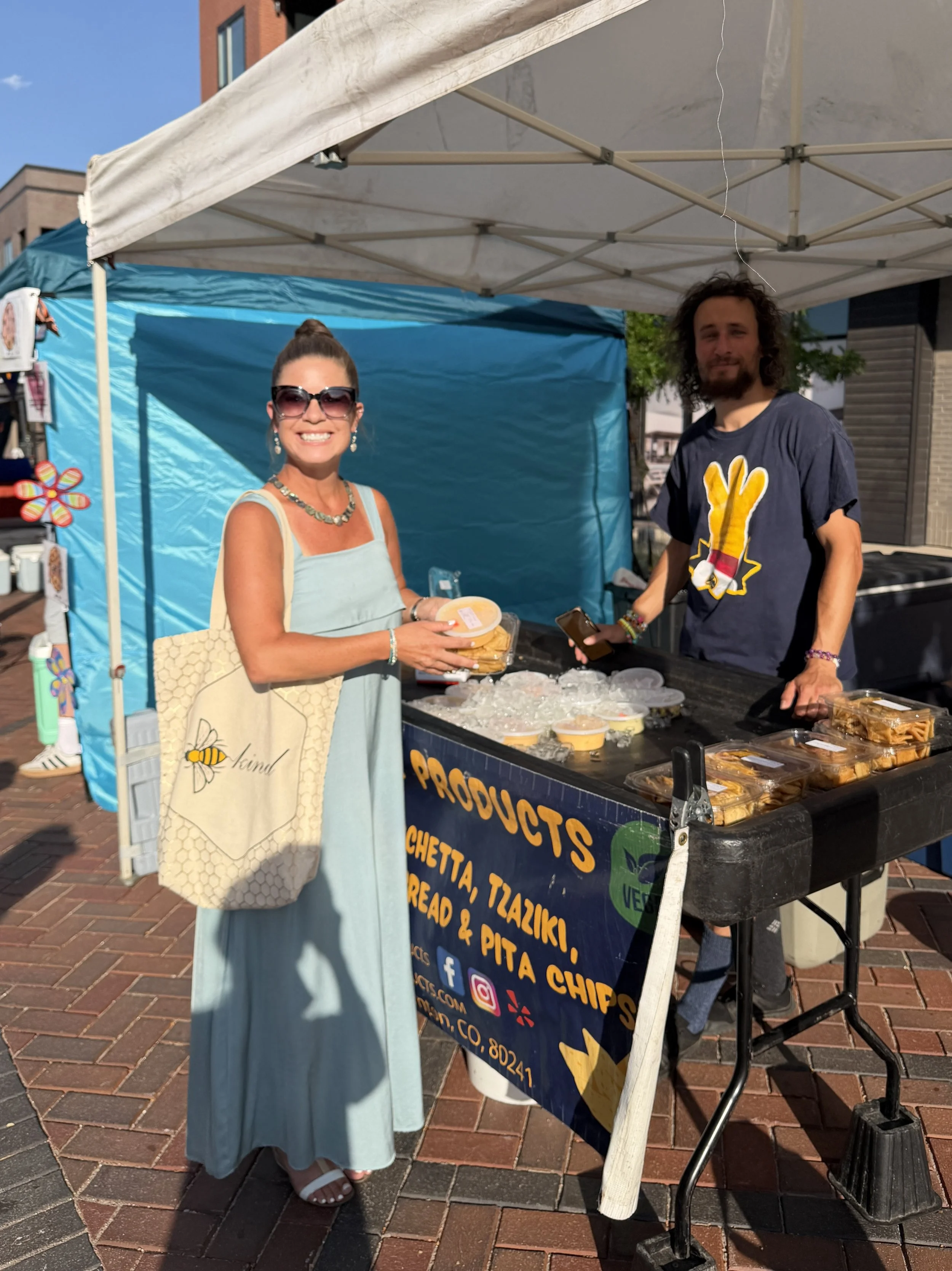 Shopping at one of Superior's Summer Markets