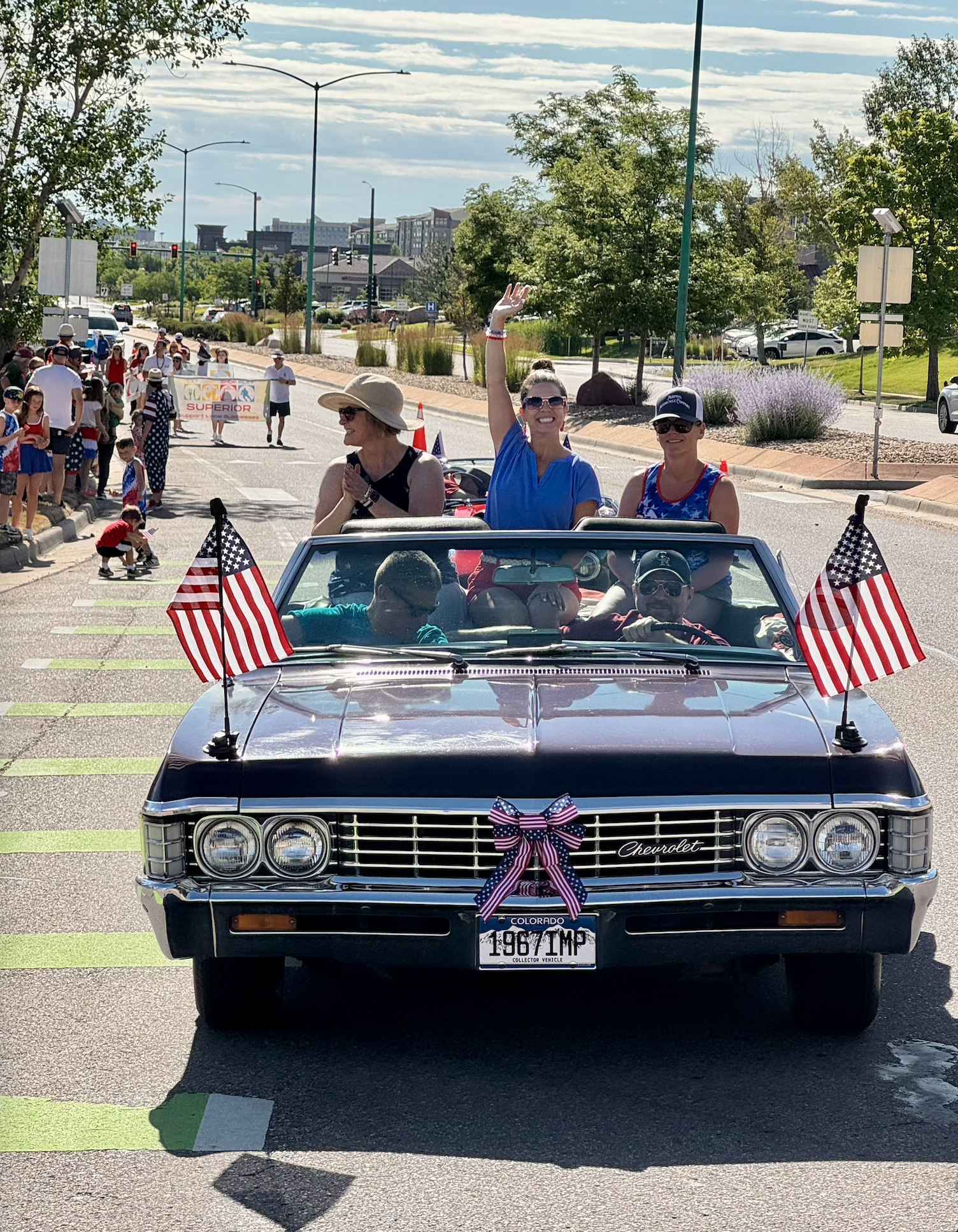 Participating in Superior's 4th of July parade