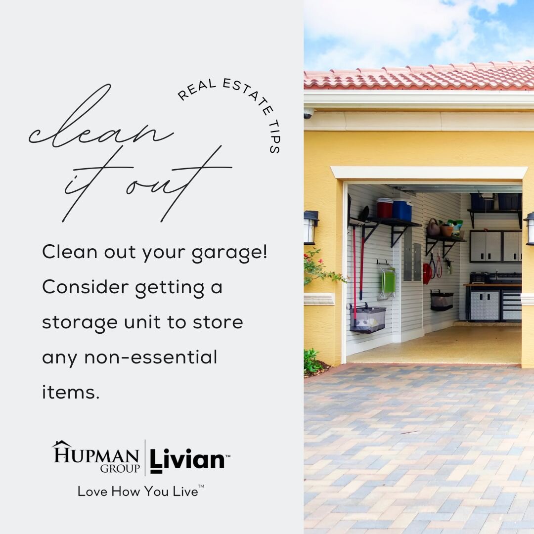 #tiptuesday Clean out the garage! 
Real estate questions? 𝘾𝘼𝙇𝙇 𝙏𝙃𝙀 𝙃𝙐𝙋𝙈𝘼𝙉 𝙂𝙍𝙊𝙐𝙋!
#HupmanGroupServes #RichmondHill #Savannah #Pooler #Hinesville #Rincon #Guyton #greatersavannah