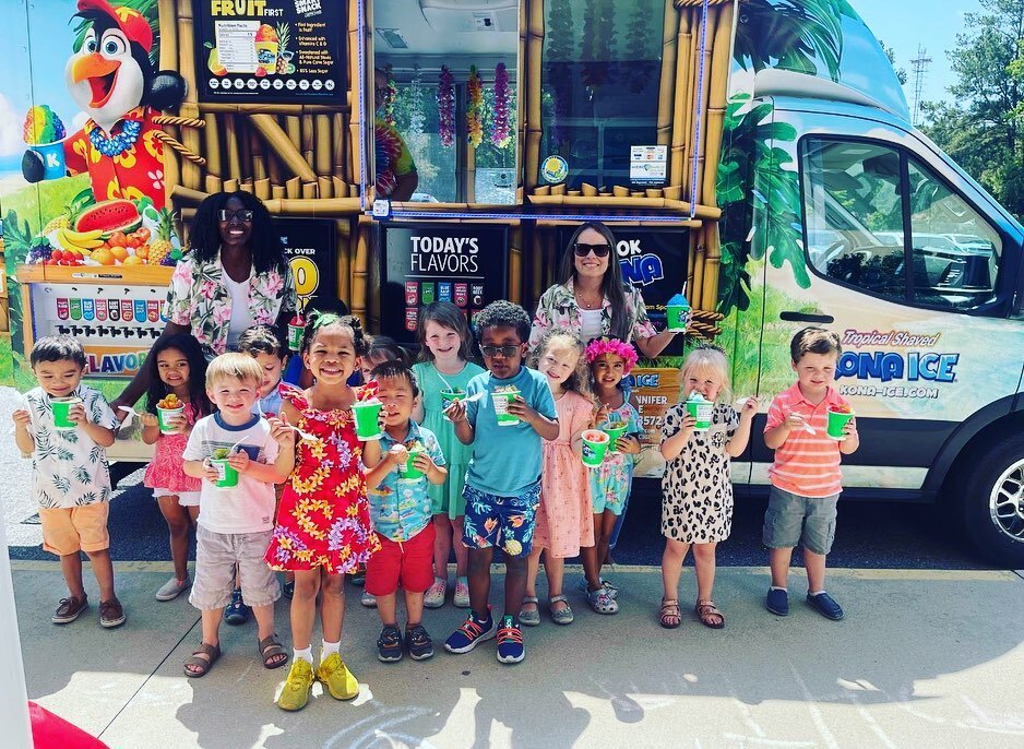 HAPPY SUMMER! We had so much fun at FCA yesterday! Breakfast with the amazing teachers and staff and KONA Ice with the K3s. Have a great summer!