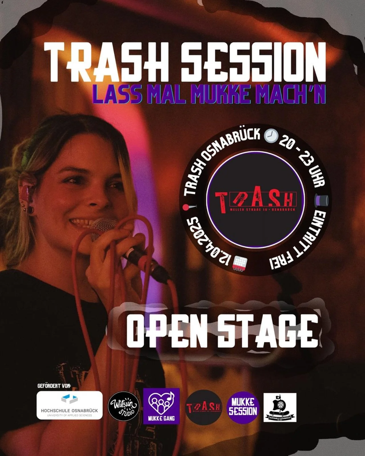 Bau mit der Mukke Gang Samstag die Session im Trash auf :) kommt gerne vorbei 🥳