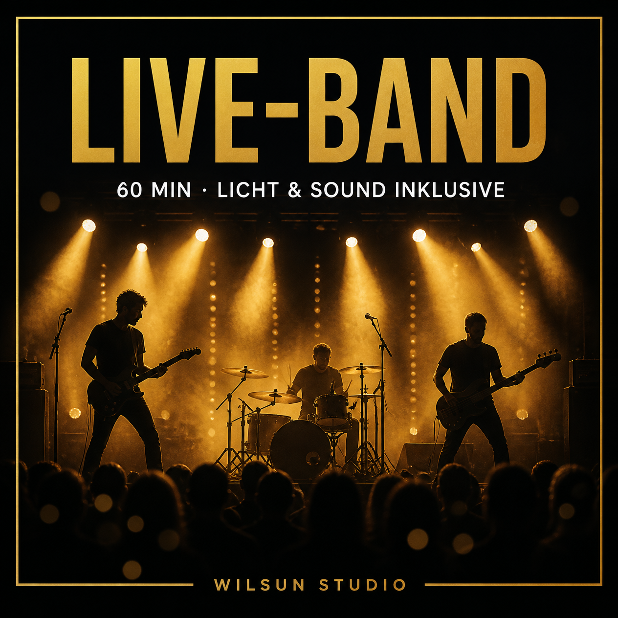 Wilsun Live Band – 60 Min inkl. Licht & Sound