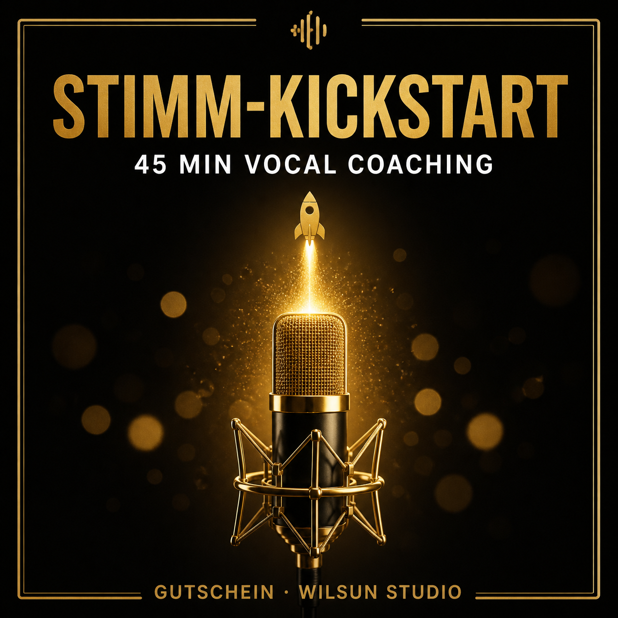 Stimm-Kickstart – 45 Min Vocal Coaching | Gutschein