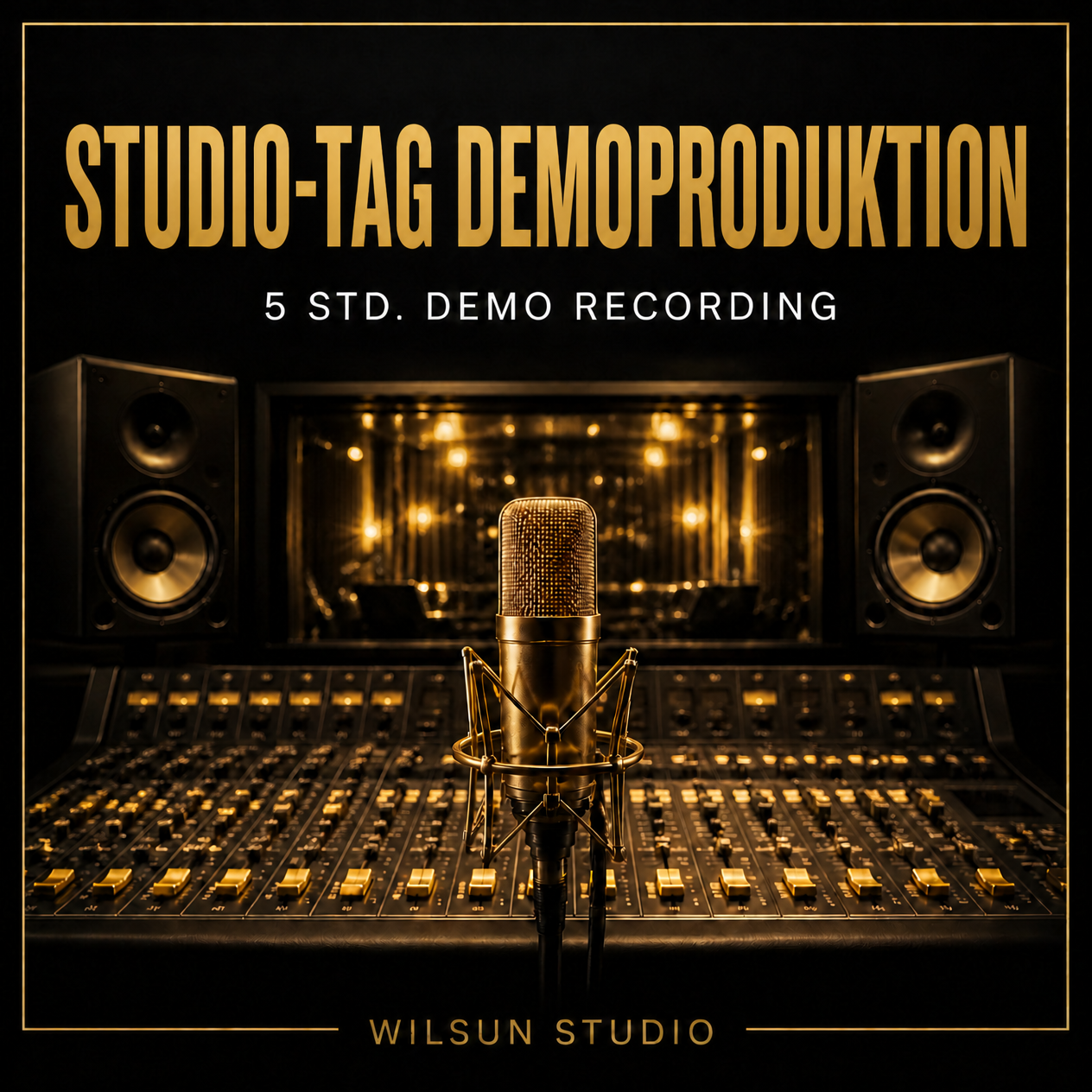 Wilsun Studio-Tag Demoproduktion – 5 Std. Recording