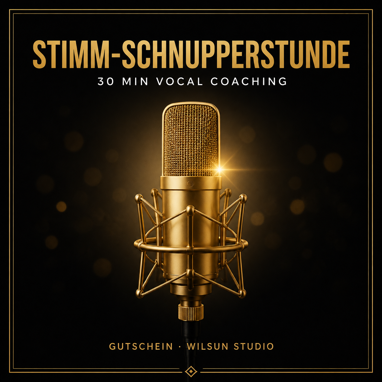 Stimm-Schnupperstunde – 30 Min Vocal Coaching | Gutschein