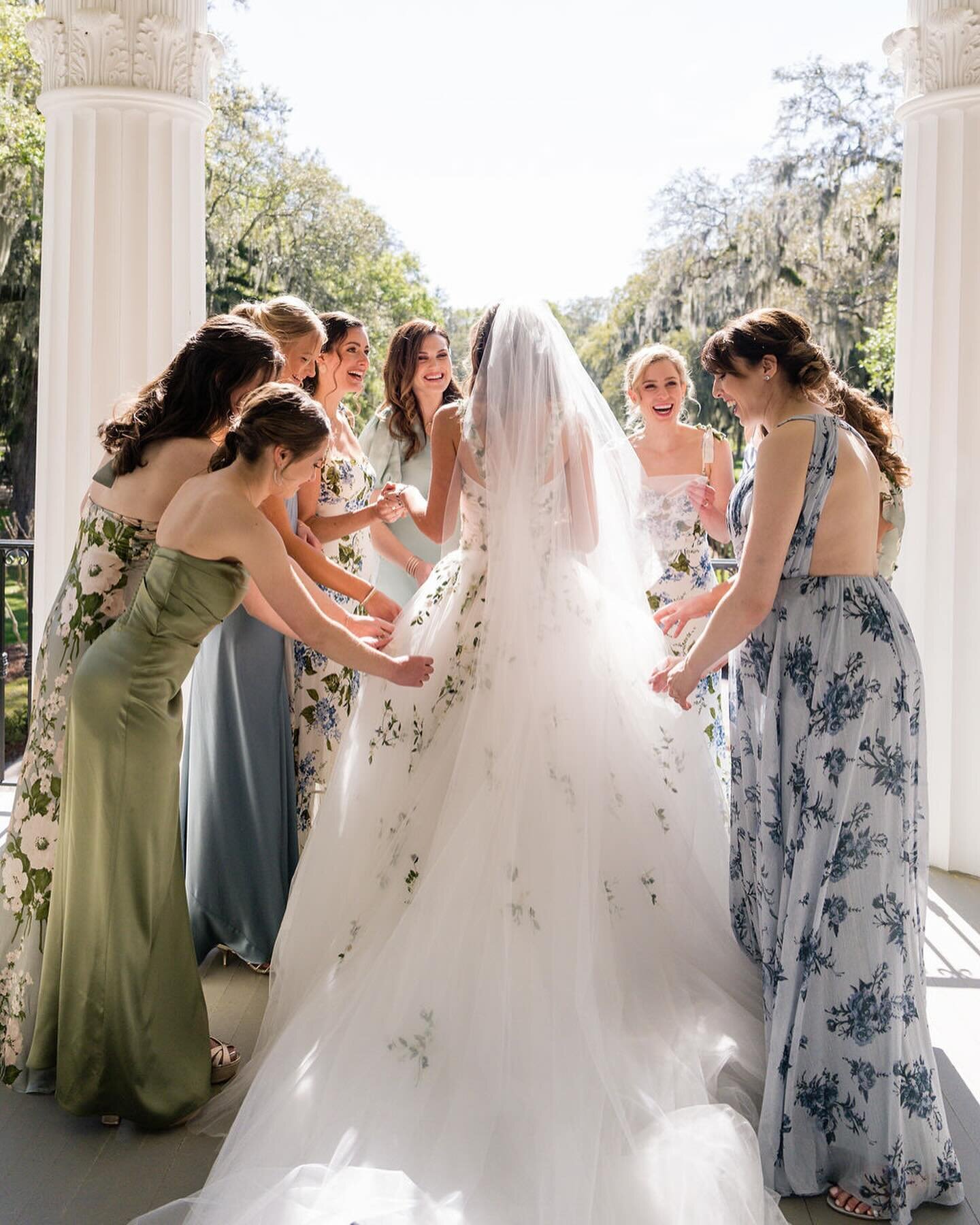 That first *spring day* feeling but in a mood board. Our bride Kylie&rsquo;s wedding affair was the epitome of early blooms with a budding oasis across tables, cakes and her floral-clad bridesmaids all in delicate pastels. Not to be overlooked, the b