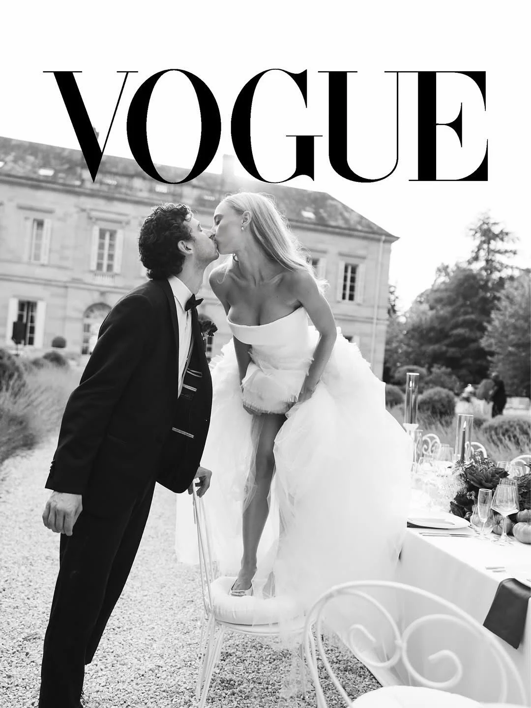 As Seen in @voguefrance 🤍❤️

&laquo;&nbsp;Quand Abigail Nutting et Jasper Themelis ont d&eacute;cid&eacute; de se dire &laquo;&nbsp;oui&nbsp;&raquo;, c&rsquo;est en France, et plus particuli&egrave;rement en Dordogne, qu&rsquo;ils ont choisi d&rsquo