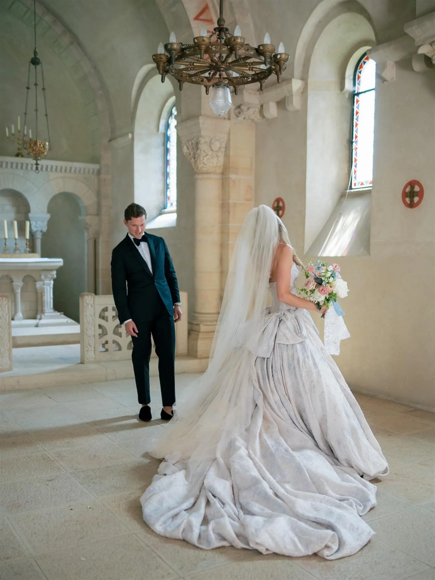POV: the most perfect day in the french countryside. 

Our bride Christina wearing the most luxurious shade of soft lilac for her wedding, a decadent gown made only by @inesdisanto 

Bride | @christinathompsontv 
Gown | @inesdisanto from @markingrama