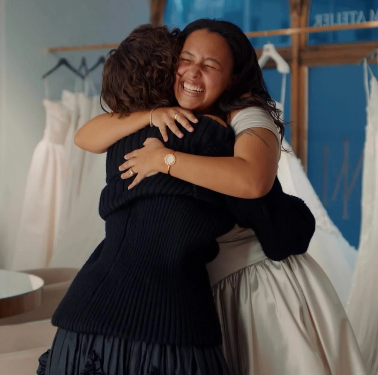 Remember that time @zendaya surprised one of our brides and bought her gown?!!&hellip; oh yea, that happened 😉 only at Mark&rsquo;s!! 

Bride | @alexleewarren 
Stylist | @mckenzie_custin 

#zendaya 
#thedrama 
#markingramatelier 
#markingrambride 
#