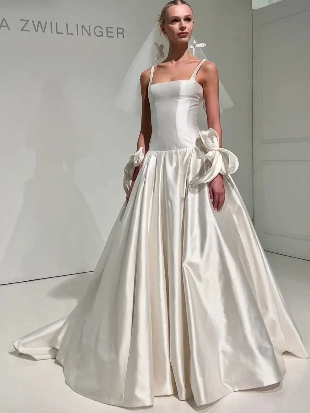 Your first look @mirazwillinger &mdash; next stop? Right here at Mark Ingram Atelier for their retail premiere. 

Have an appointment? Lucky you! 
Want an appointment? Limited spots remain, call us today to grab the last ones. 

These brand new gowns