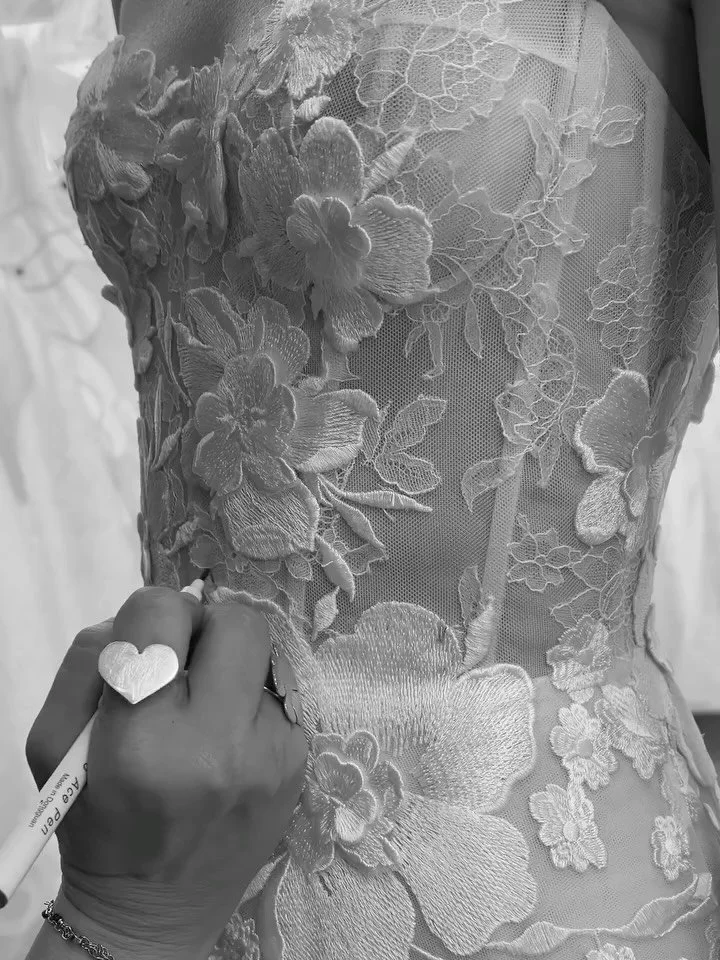 The difference is in the *decadent* details. With the new S/S 27 collection of @mirazwillinger on the floor for its first weekend, the feedback can be summed up in one word: craftsmanship. 

Each seam, each hand-cut floral, each decision was hand-cra