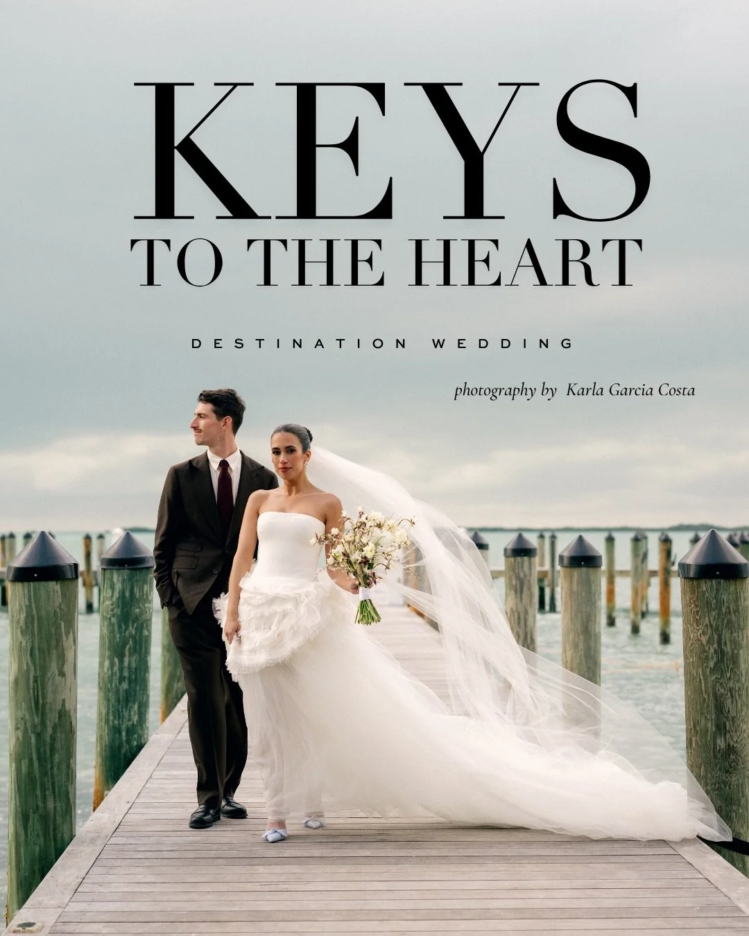 Sometimes the wedding destination is just a familiar place that feels like home. Our bride&rsquo;s photographer @kgohhsnap shared a sweet glimpse into the couples day, saying that Kat grew up going to the Florida Keys with her family &mdash; special 