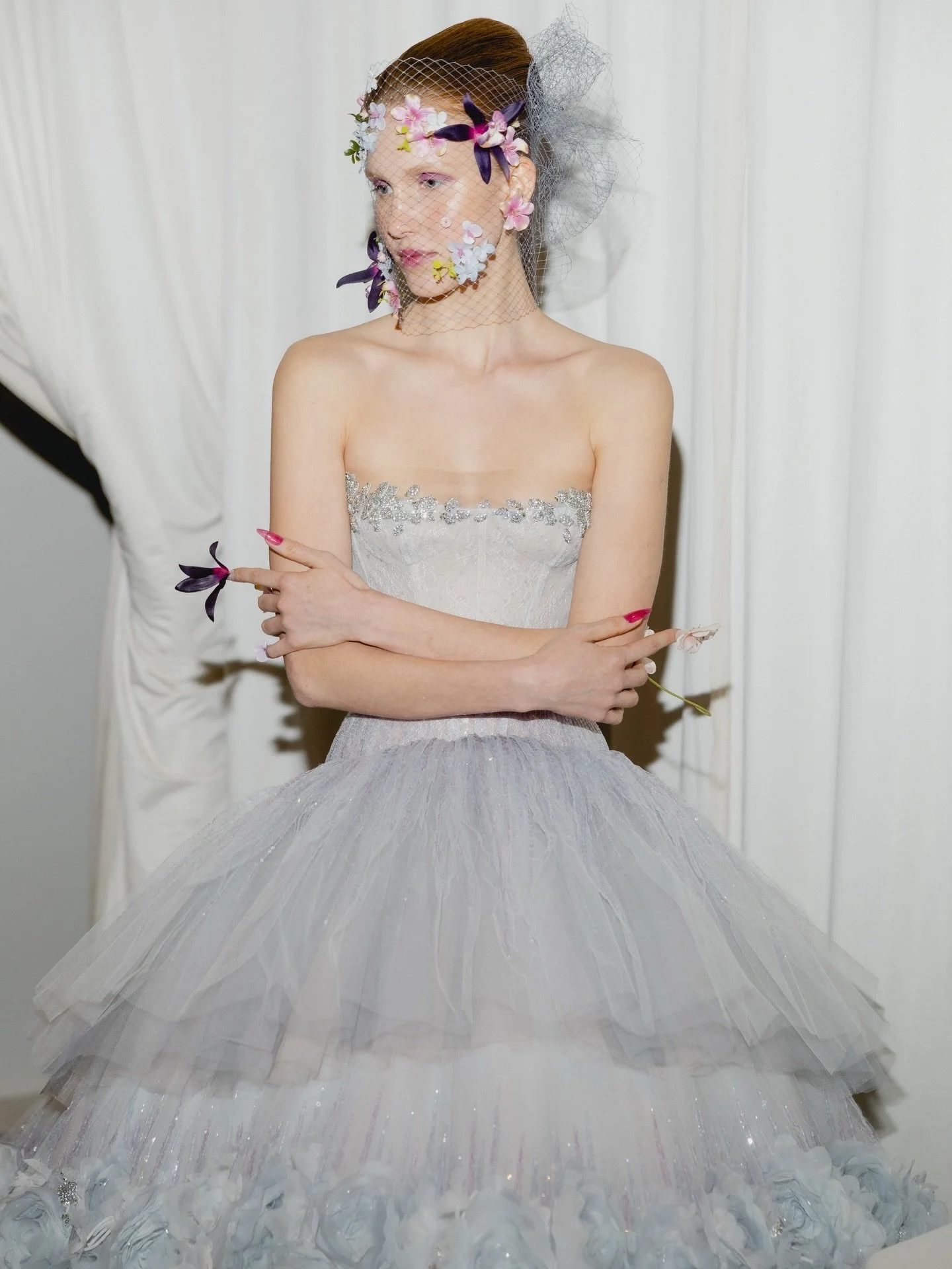 Monday&rsquo;s Muse: @inesdisanto 

The designer&rsquo;s new spring 2027 collection was taken straight from the scenes of a dreamy oil painting &mdash; created with muted watercolors, floating florals and touches of metallic opulence. The collection 