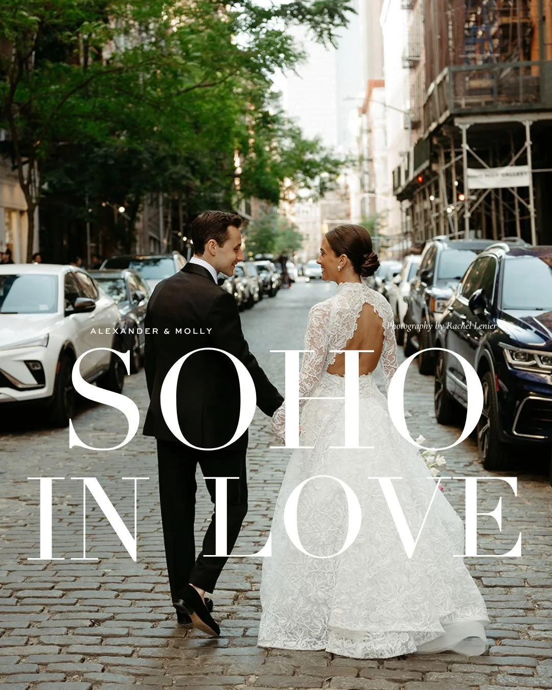 A love story made for NYC 🍎

Alexander and Molly were married at the Basilica of St. Patrick&rsquo;s Old Cathedral in SoHo, the first cathedral built in New York City, followed by a reception at Balthazar, one of the couple&rsquo;s favorite restaura