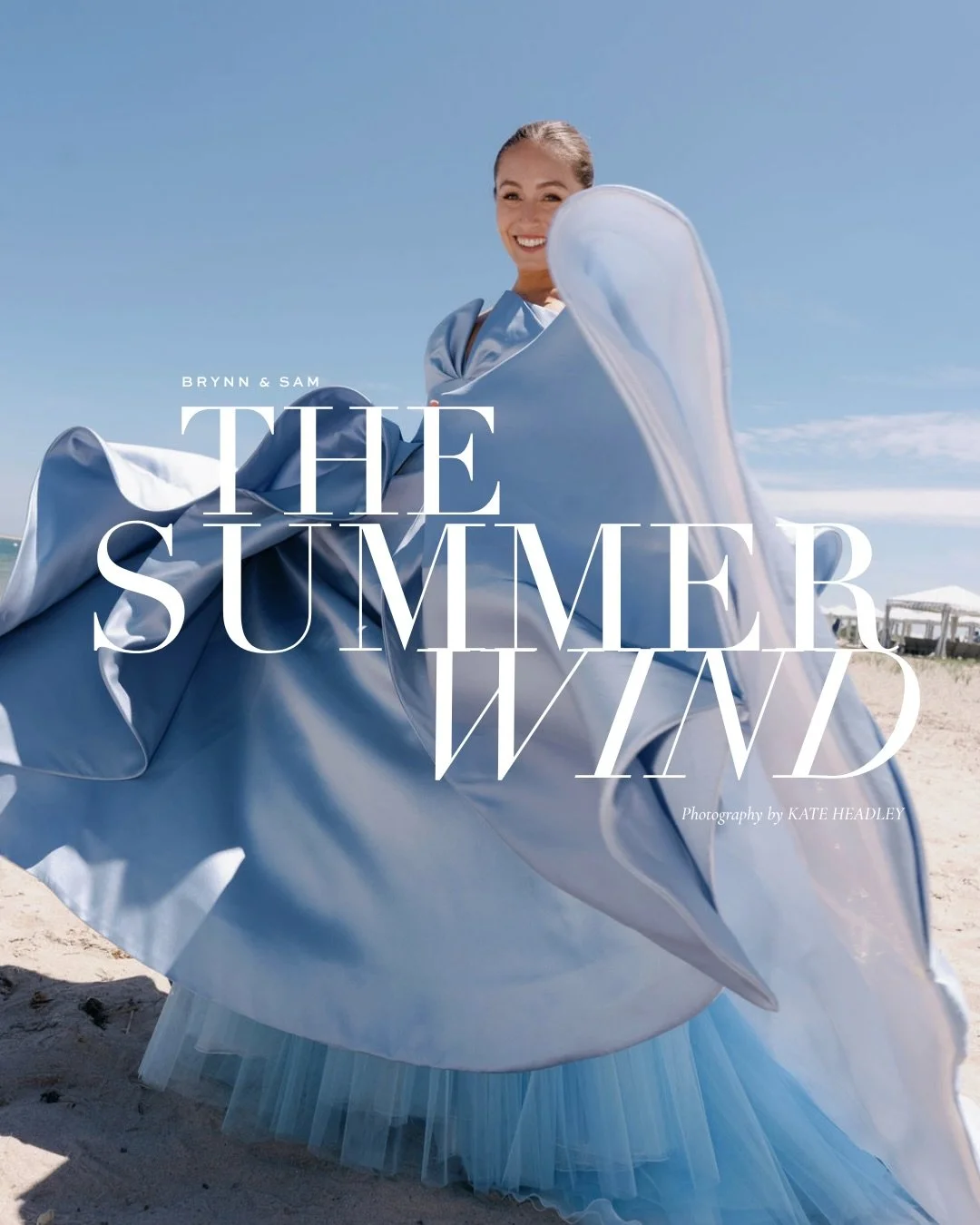 Savoring the final moments of Summer - 💙 we aren&rsquo;t rushing these days my any means, but we can&rsquo;t help but feel the change of the winds. Beautifully captured on the New England coast, our bride Brynn who truly leaned into every moment of 