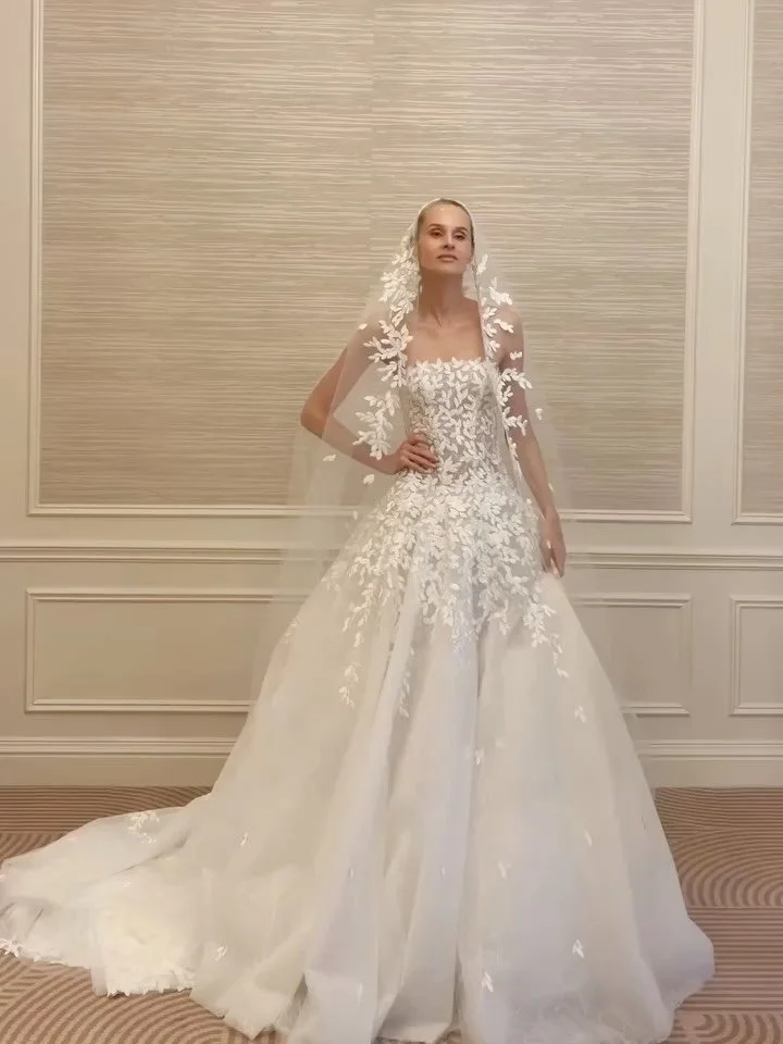 This. Gown. Is. A. Wow. 

48 hours until &lsquo;Sheyan&rsquo; and the &lsquo;Rise Above&rsquo; AW27 from @mirazwillinger returns to NYC. 

This is a highly coveted collection, call us for week-day availability or join our weekend waitlist. 

#mirazwi