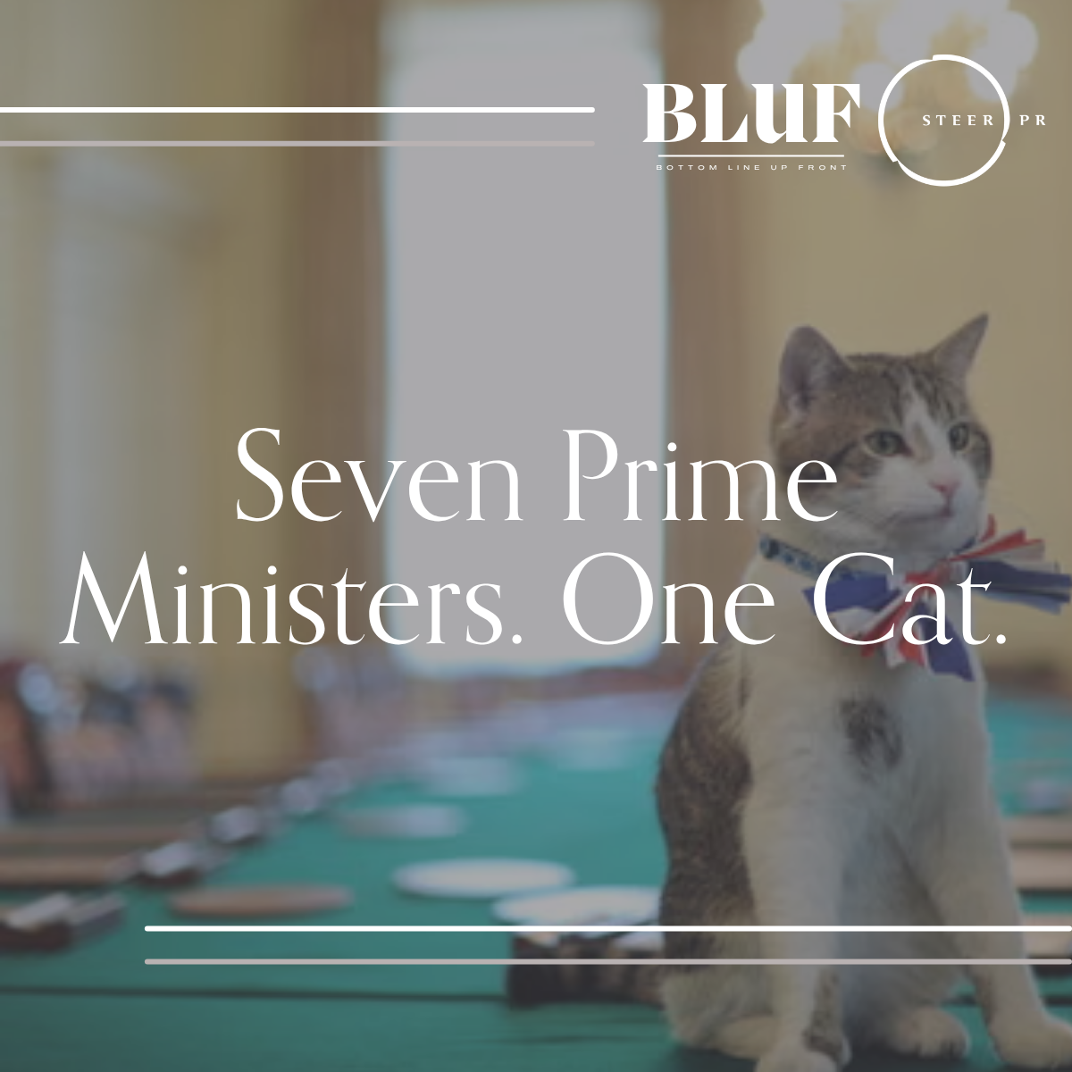 BLUF: Seven Prime Ministers. One Cat.