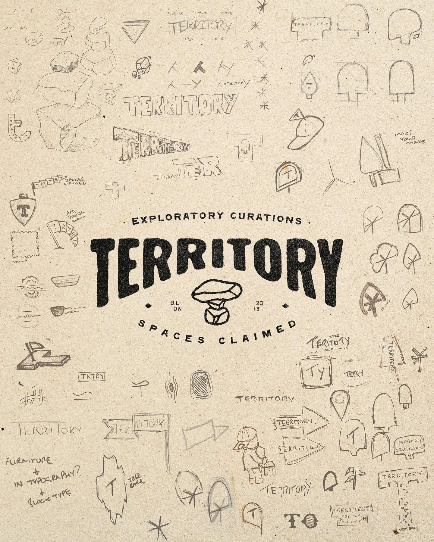 🪨 Introducing the new full logo design, crafted for @territory.furniture , a new London-based furniture procurement company with a creative edge.

✏️ Drawing on mid-century typography, North American national park design, and the meaningful ways peo