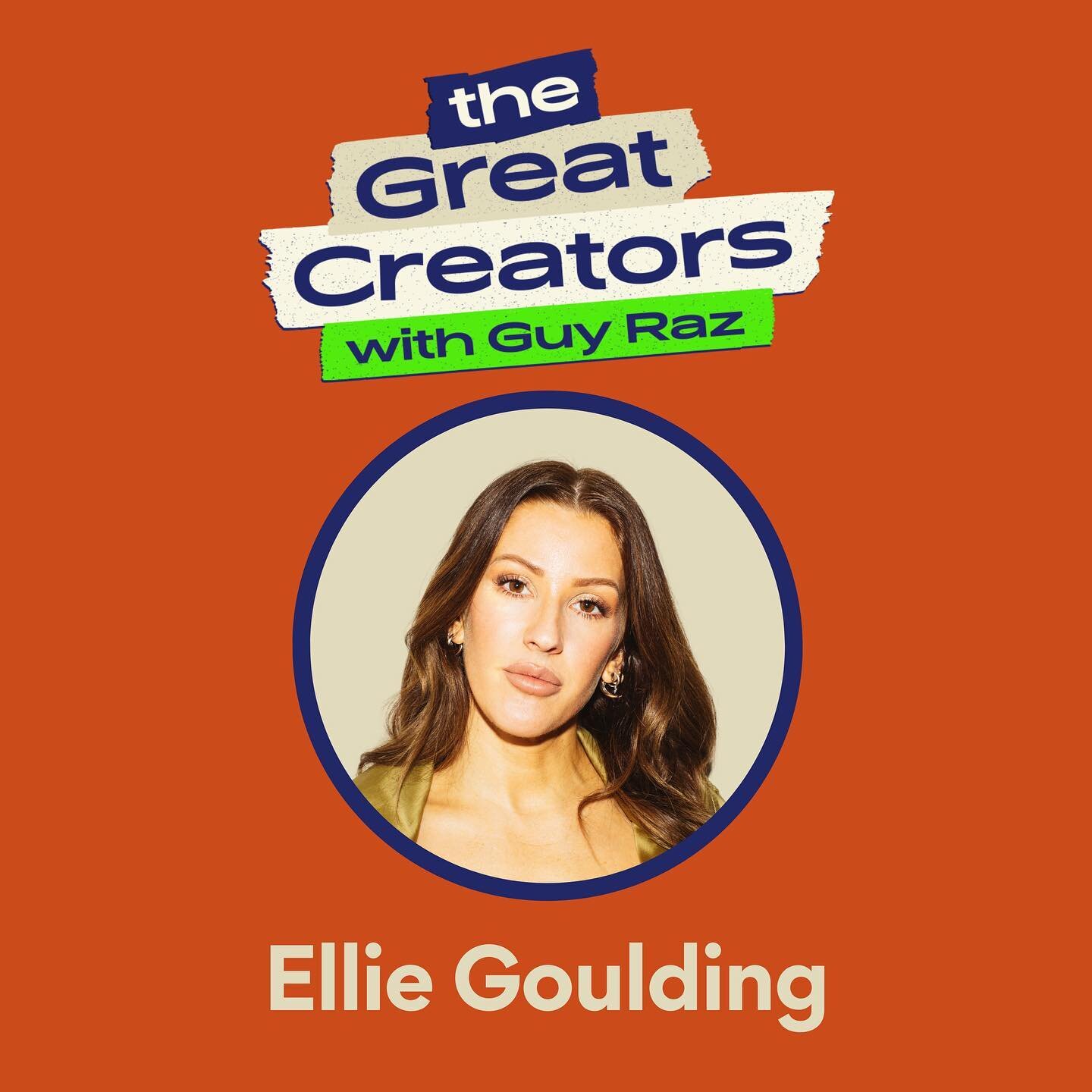 Tomorrow, @elliegoulding joins @guy.raz on #TheGreatCreators! Tune in to find out what &ldquo;saved&rdquo; her as a child and when she performed in front of people for the first time. 

#higherthanheaven #singersongwriter #lovemelikeyoudo #podcast