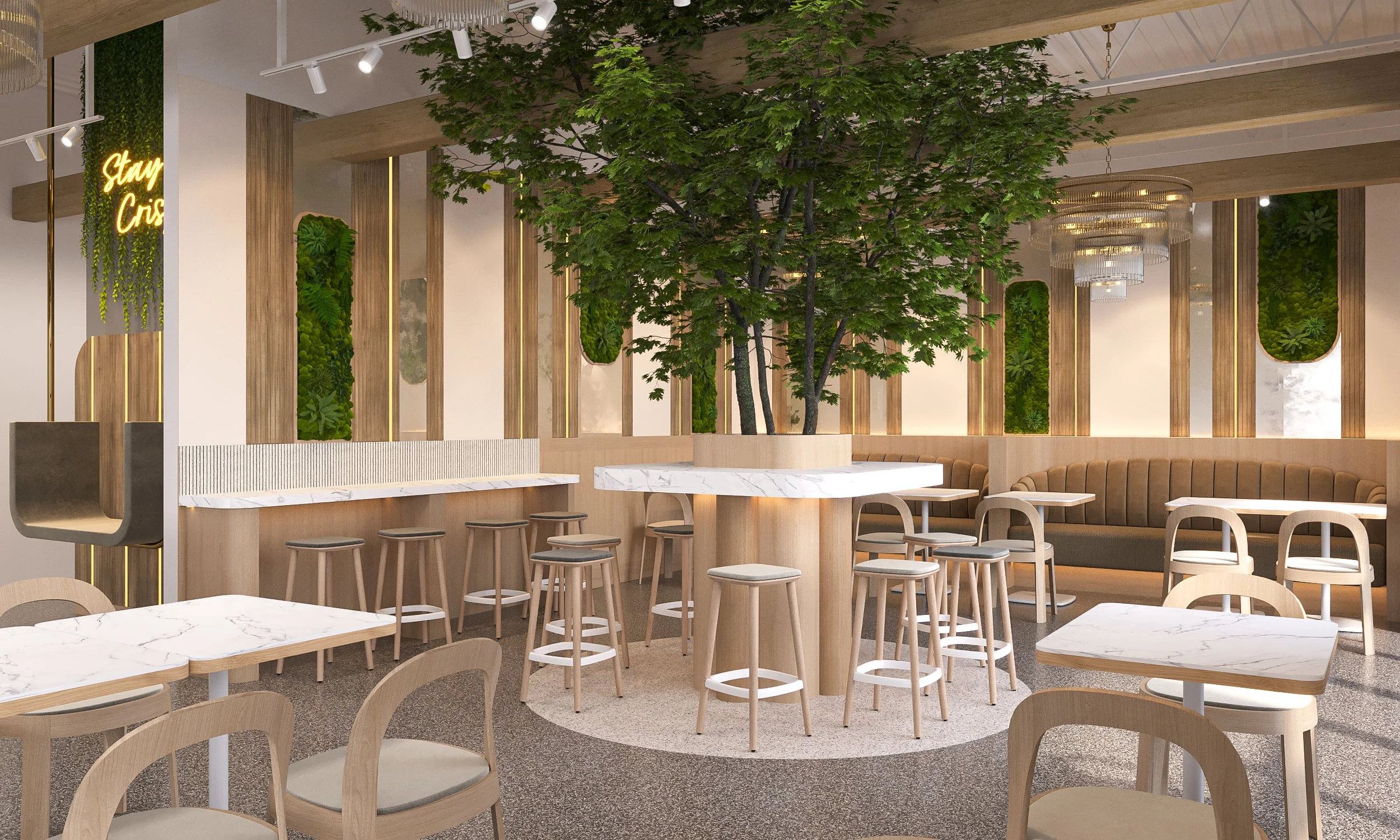 restaurant interior design concepts — Stash & Co.