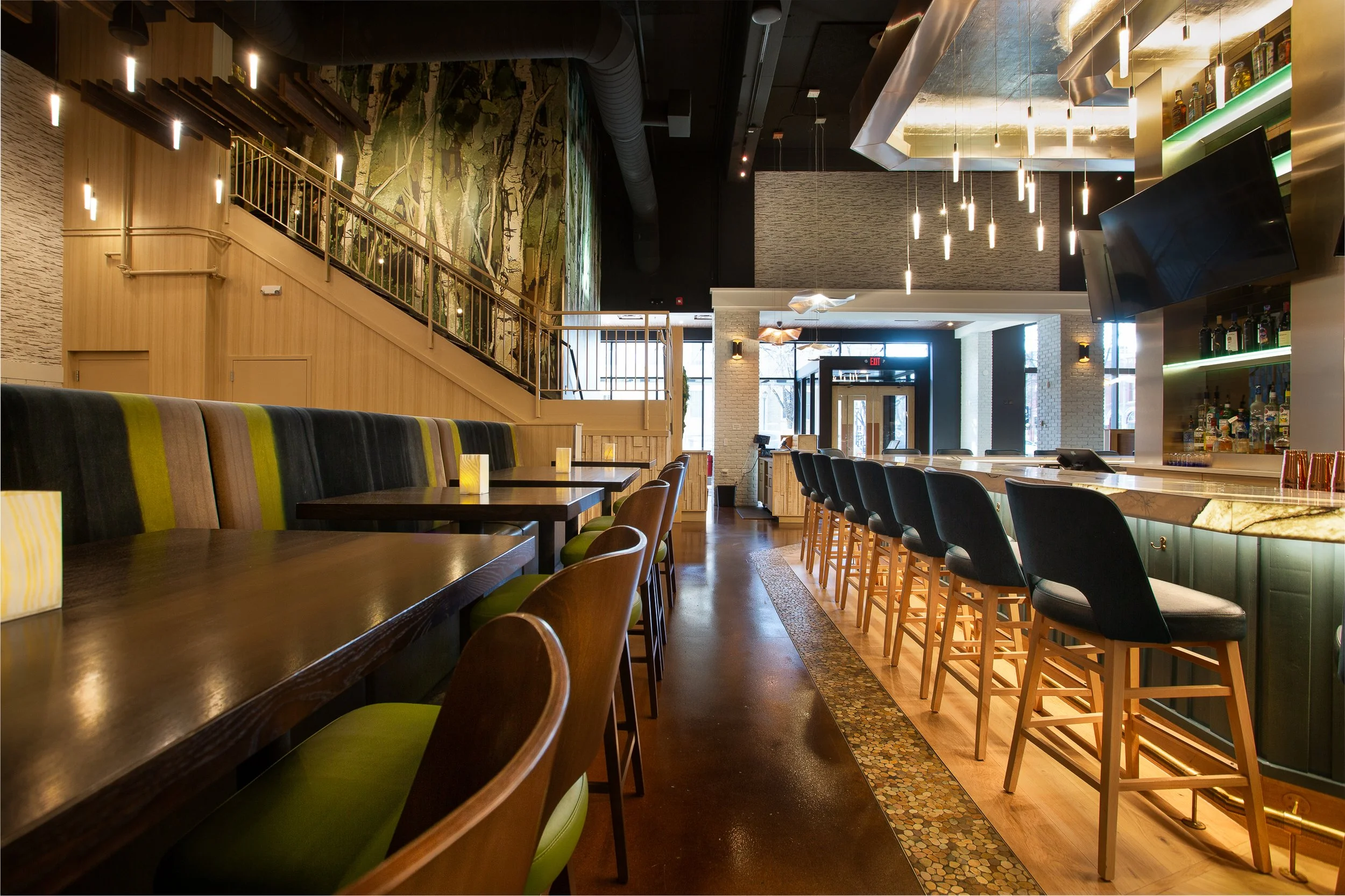 modern restaurant interior design planning