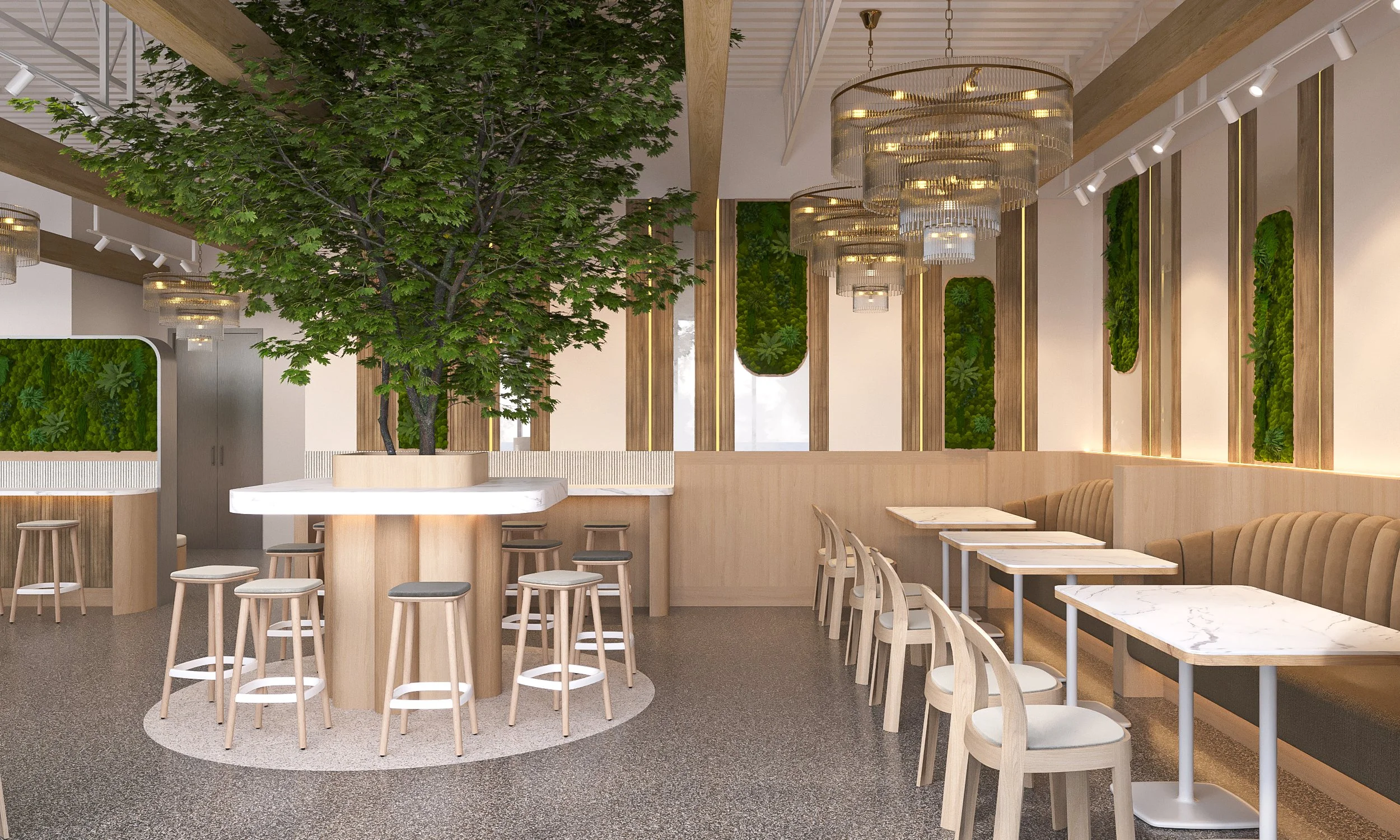 restaurant interior design concepts — Stash & Co.