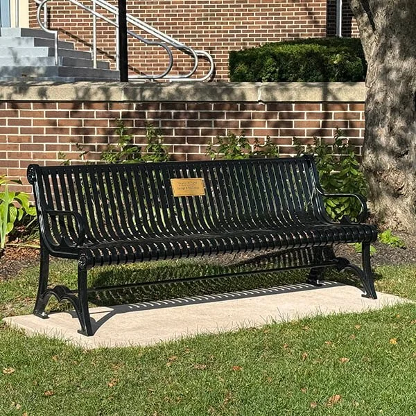 George E. McCowan Memorial Bench Dedication